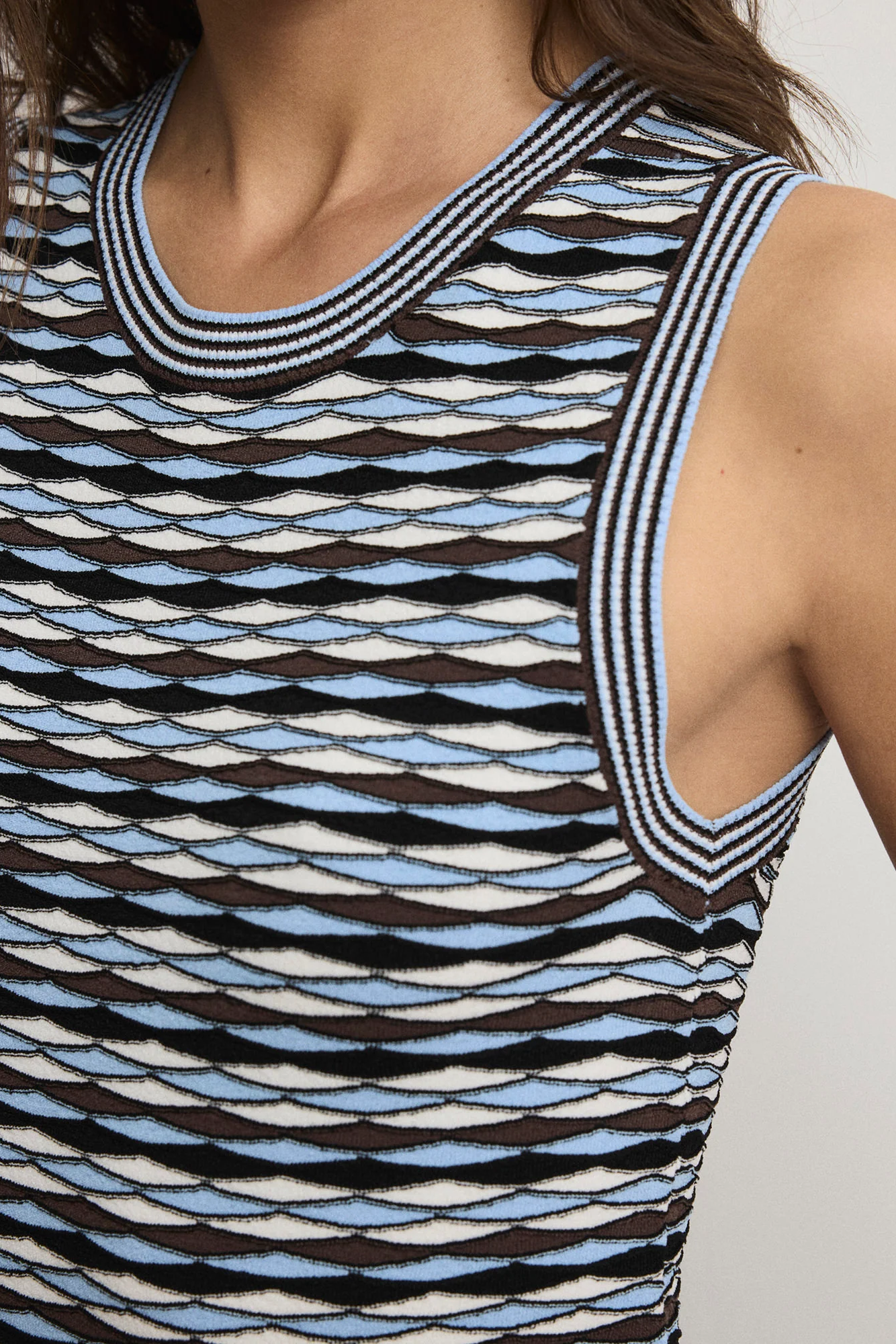 CROPPED JERREL KNIT TANK - Sweaters - Sassanova