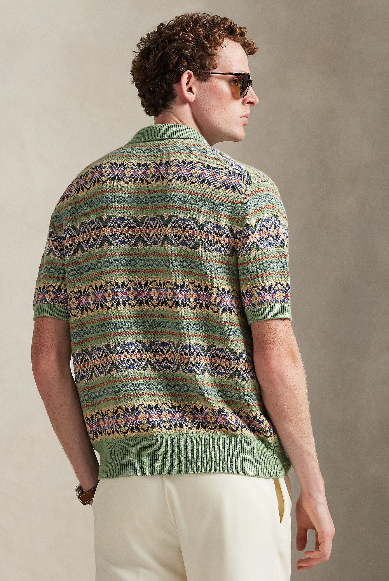FAIRISLE POLO SWEATER - Polos - Novaman
