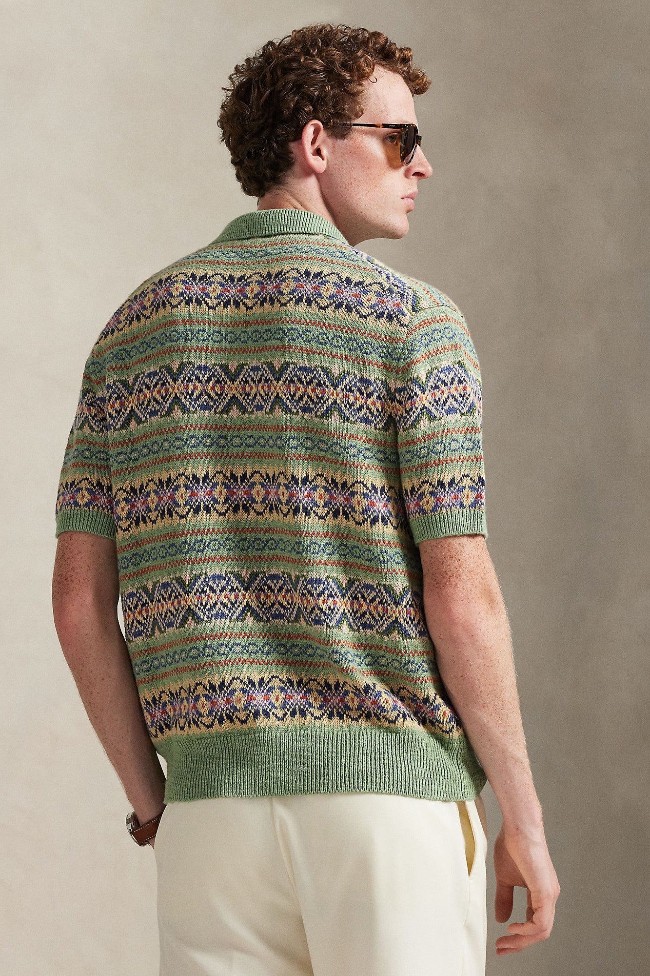 FAIRISLE POLO SWEATER - Polos - Novaman