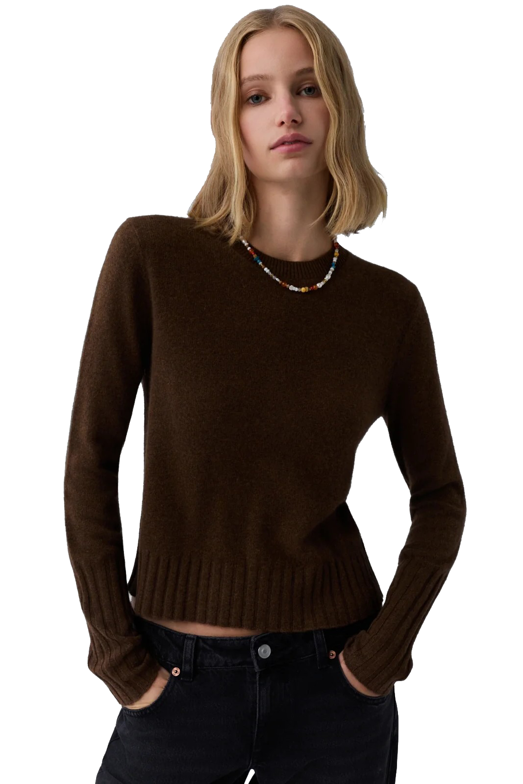 SHRUNKEN CREW - Sweaters - Sassanova