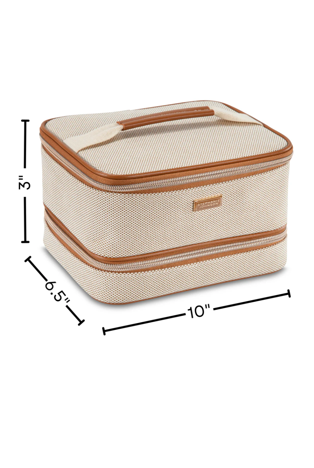 TROPEA IVORY JENNY TRAIN CASE - sassanova