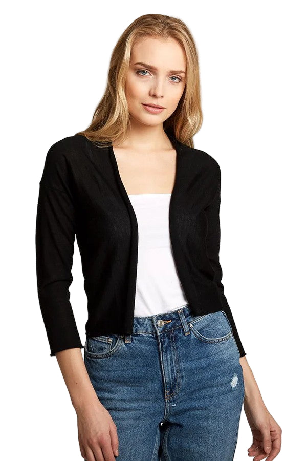 EASY CROP CARDIGAN-sassanova