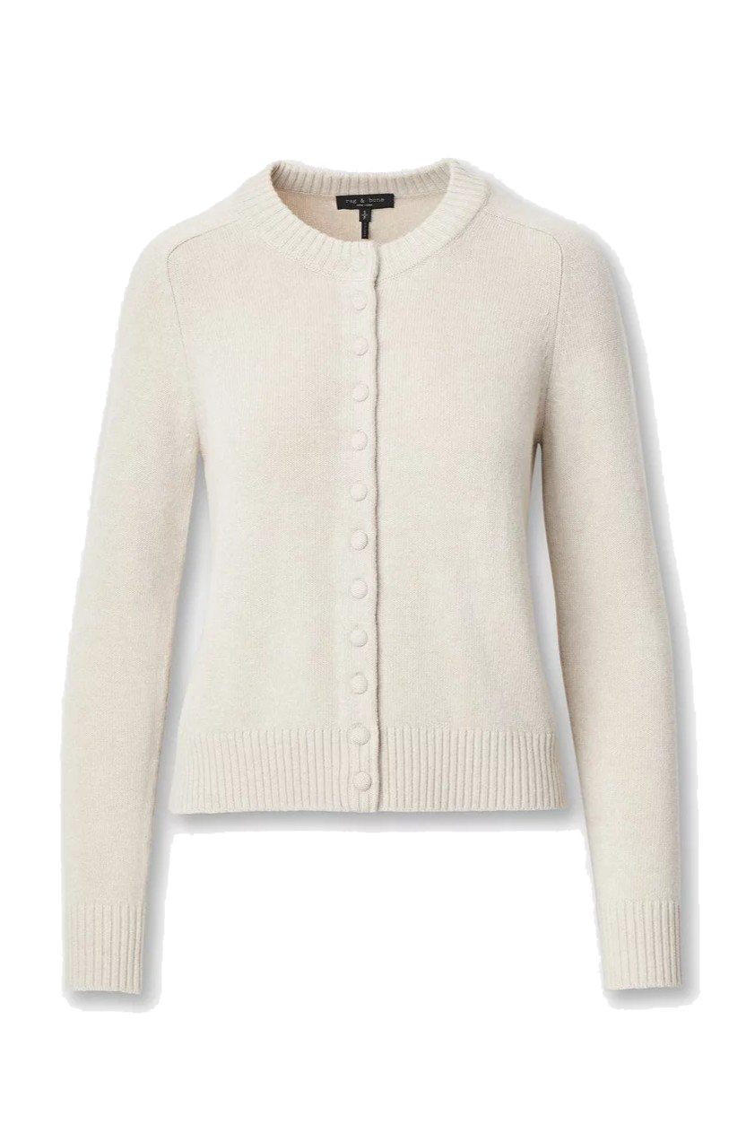 WALLACE CREW CARDIGAN - Sweaters - Sassanova