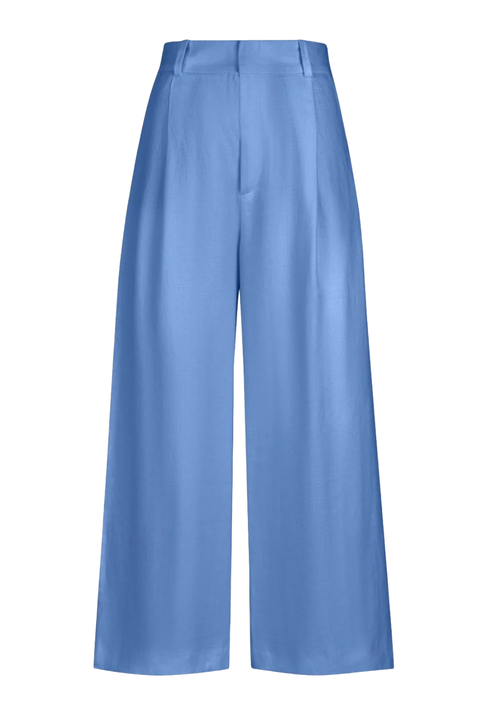 LINEN CROPPED PLEATED TROUSER - Pants - Sassanova