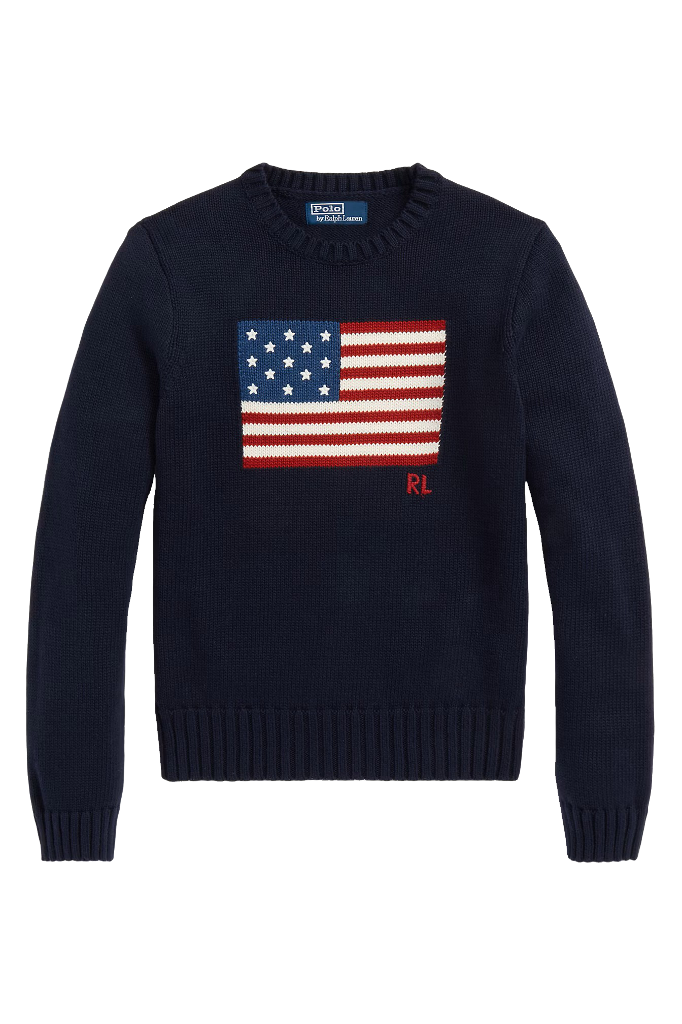 FLAG LONG SLEEVE PULLOVER - Sweaters - Sassanova
