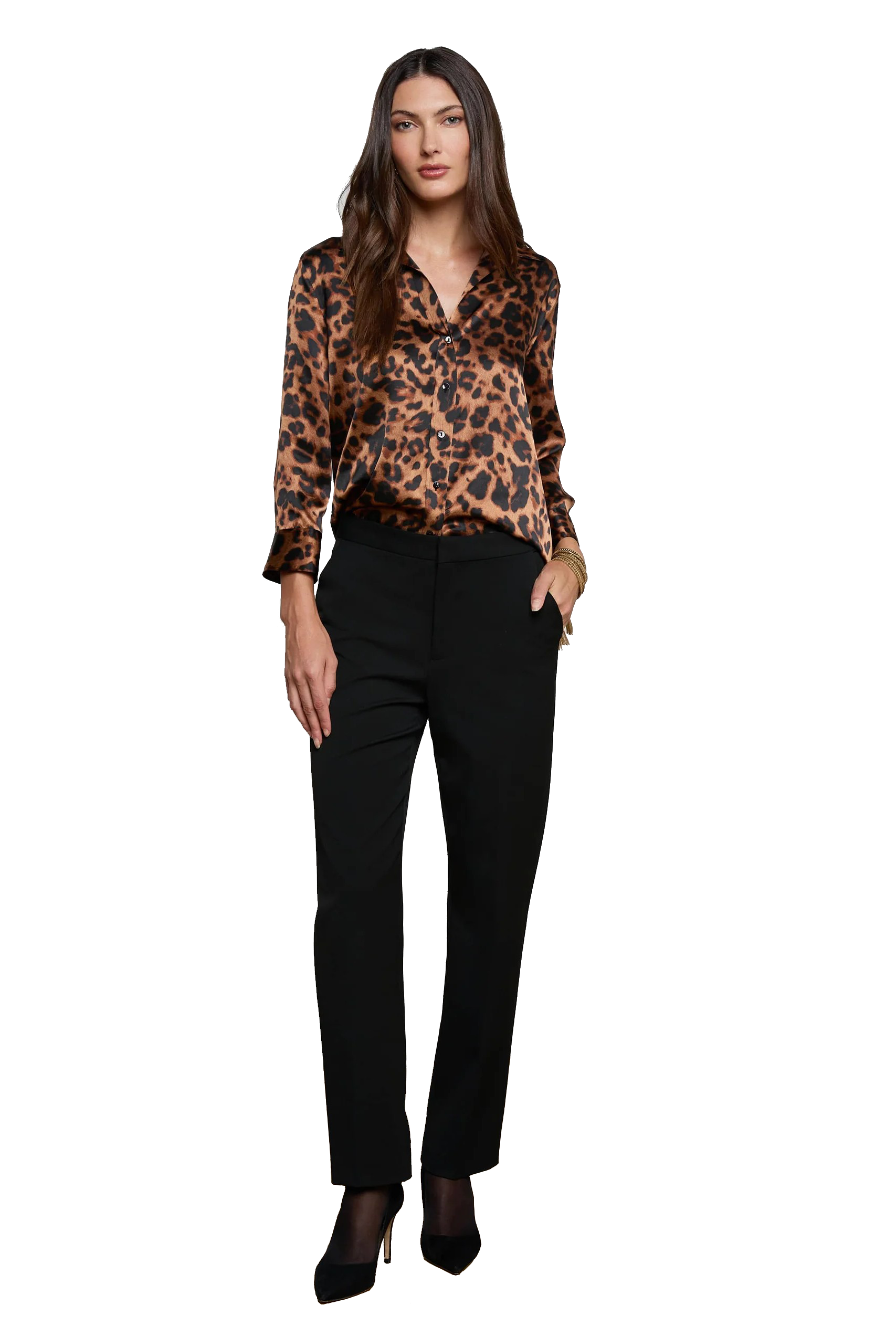 DANI 3/4 SLV BLOUSE (40126ANY) - Sassanova