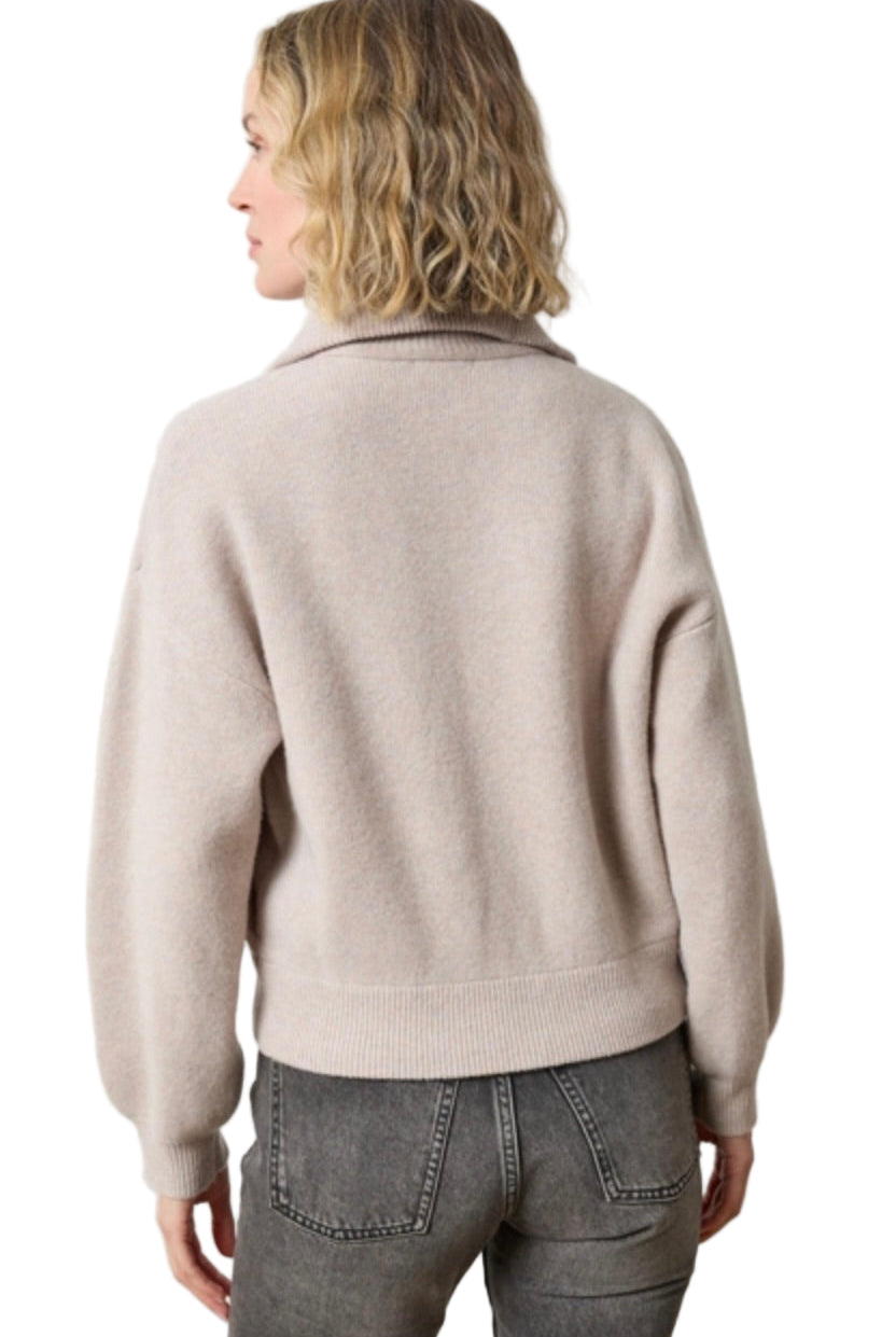 ZIP FRONT BOMBER SWEATER (PA3079)
sassanova