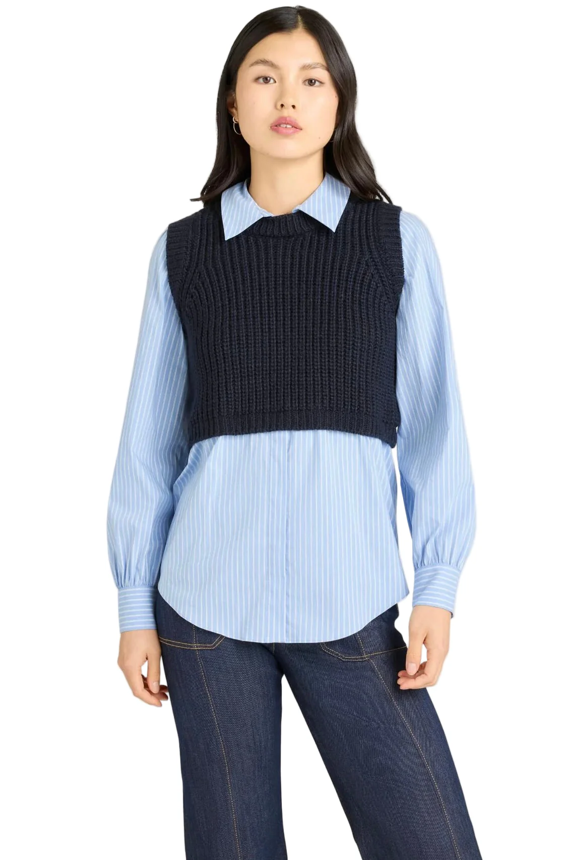 MARA SHAKER PULLOVER - Sweaters - Sassanova