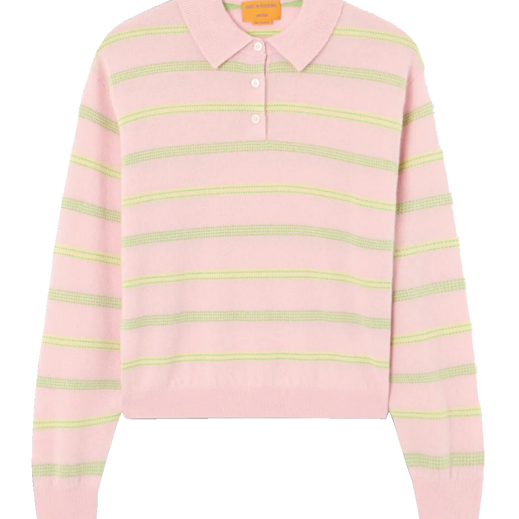 COLLEGIATE STRIPE POLO - Sweaters - Sassanova