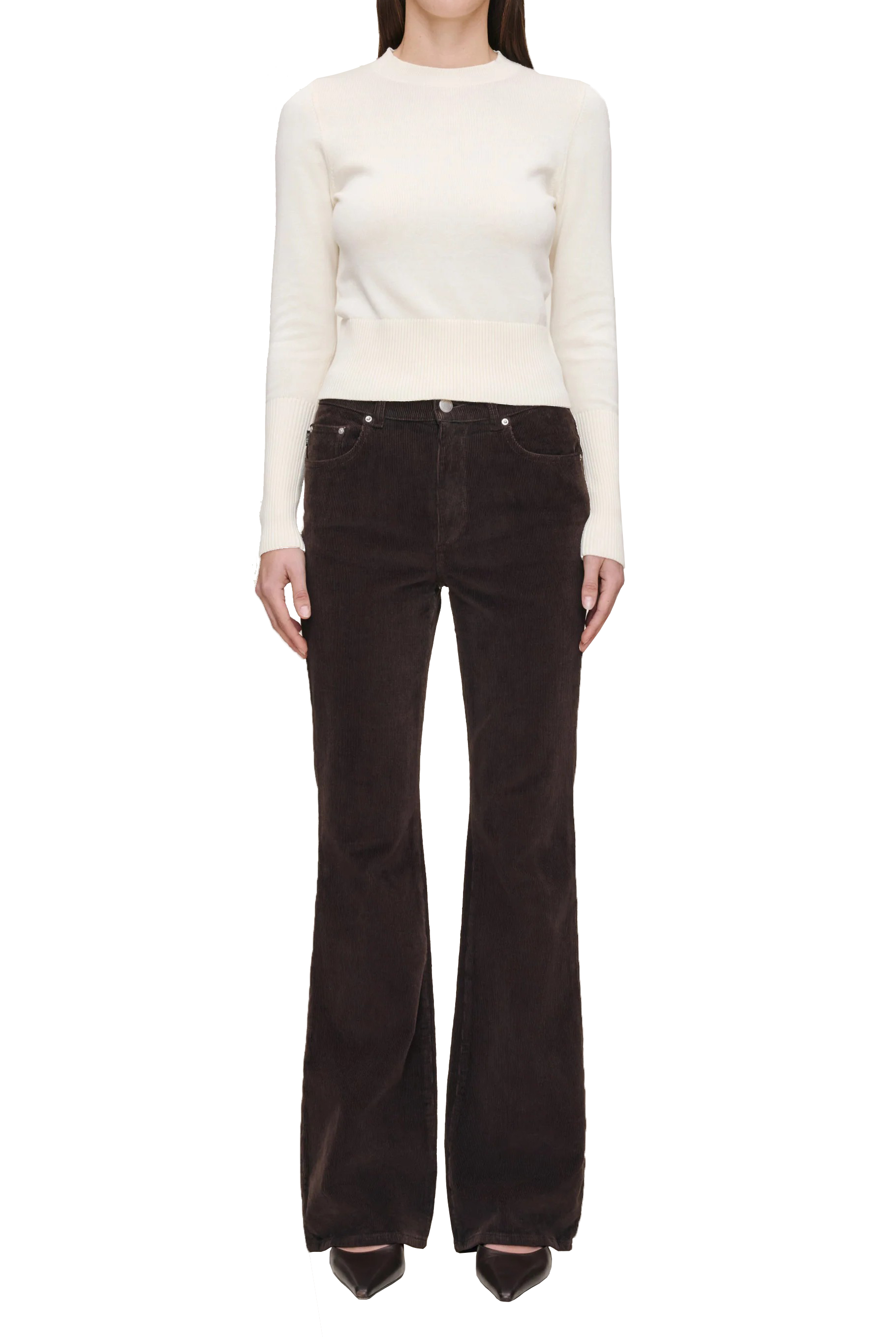 BRIDGET BOOT HIGH RISE CORDUROY 33 - SASSANOVA