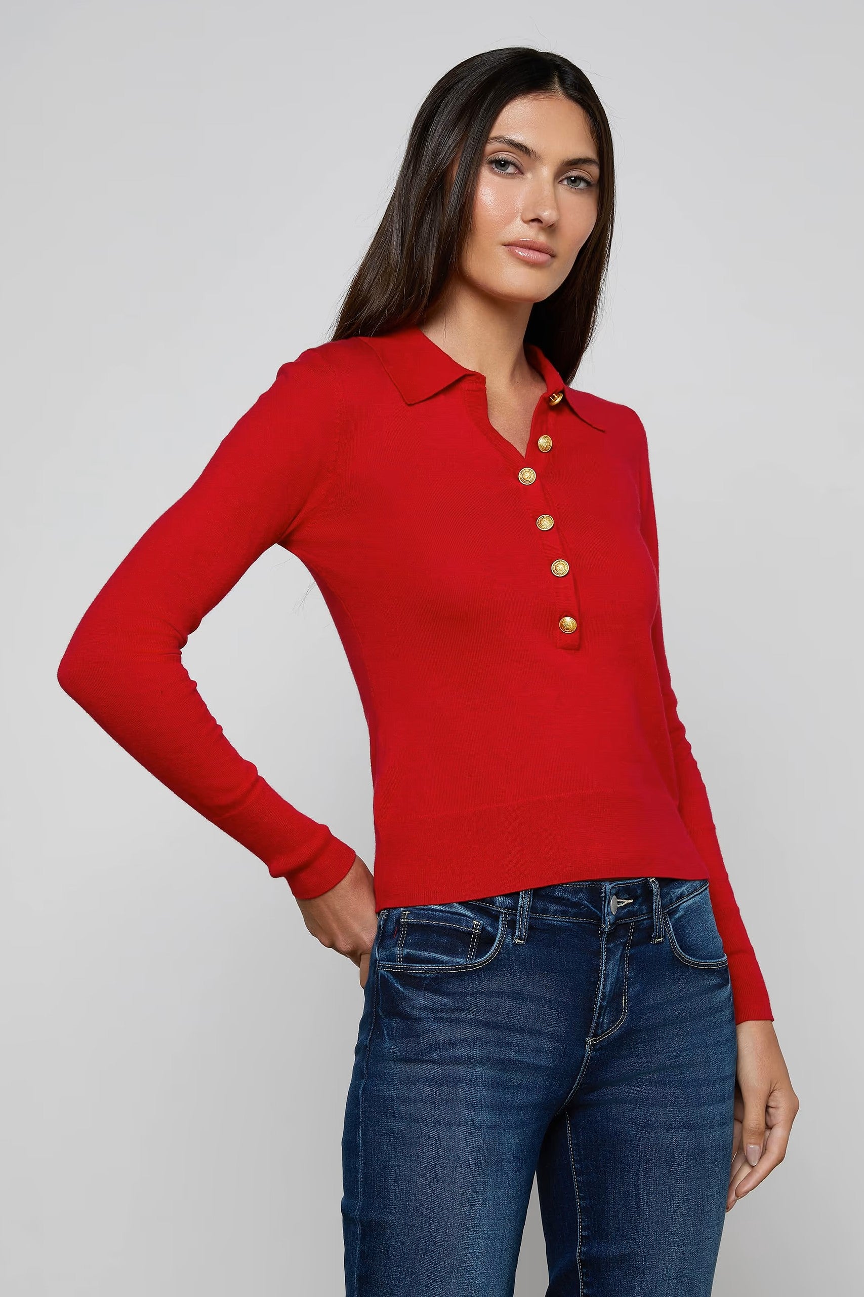 STERLING COLLARED SWEATER-Sassanova