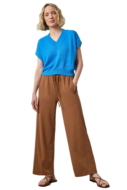 V-NECK WEDGE SWEATER (PA3213)- Sassanova