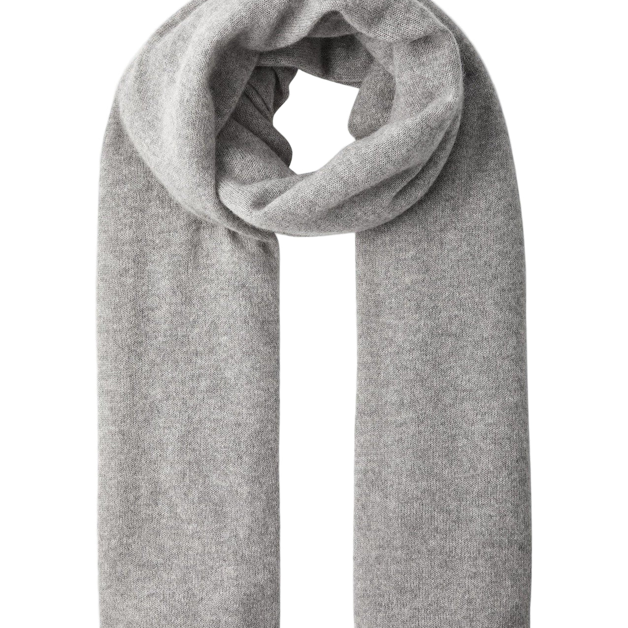 CASHMERE TRAVEL WRAP in heather grey-sassanova