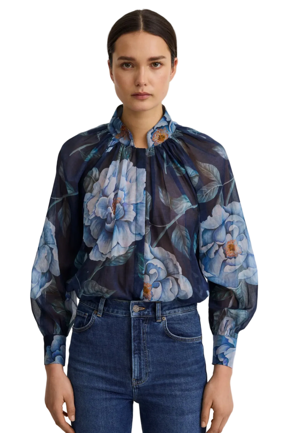 GATHERED BLOUSE Sassanova