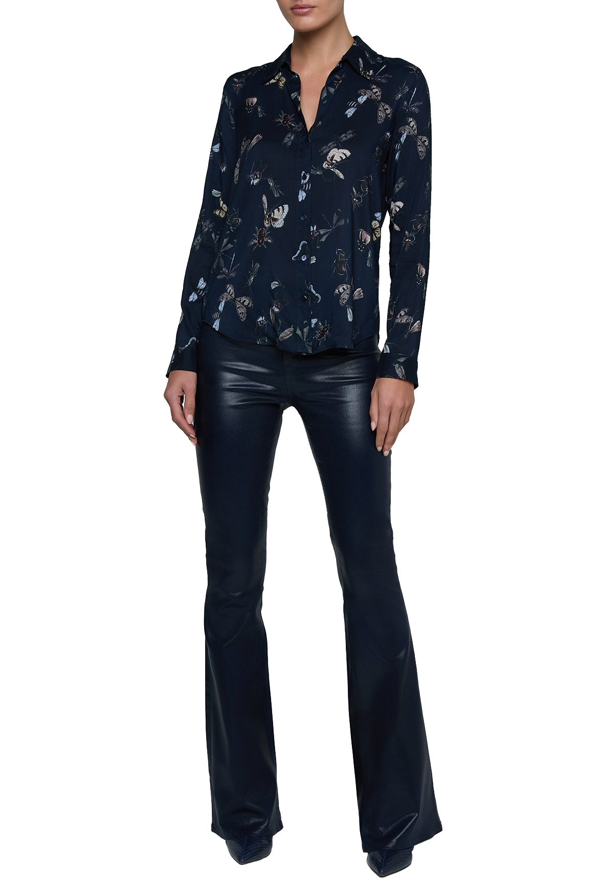 HOLLY L/S BLOUSE (40223BDD) - sassanova