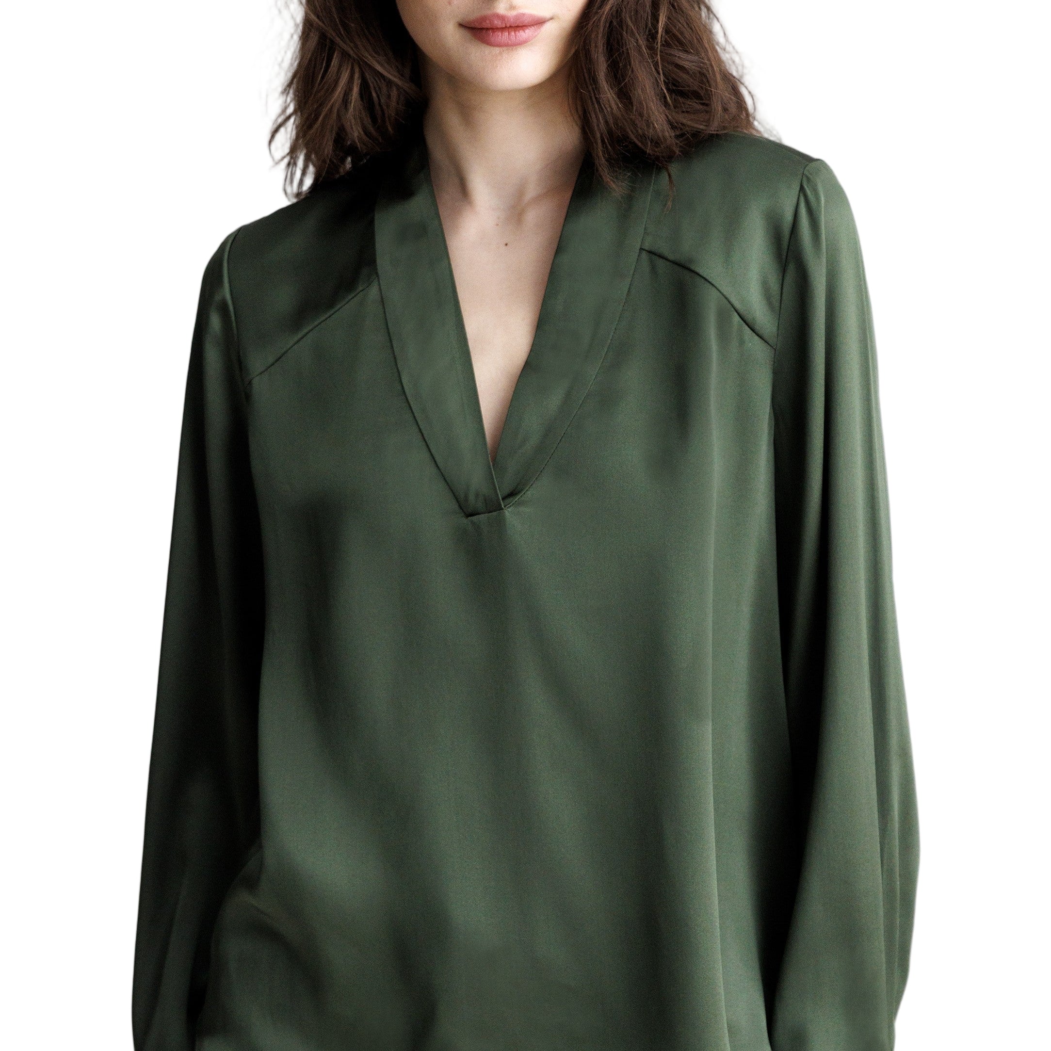 GO STREAMLINED POPOVER - Blouses - Sassanova
