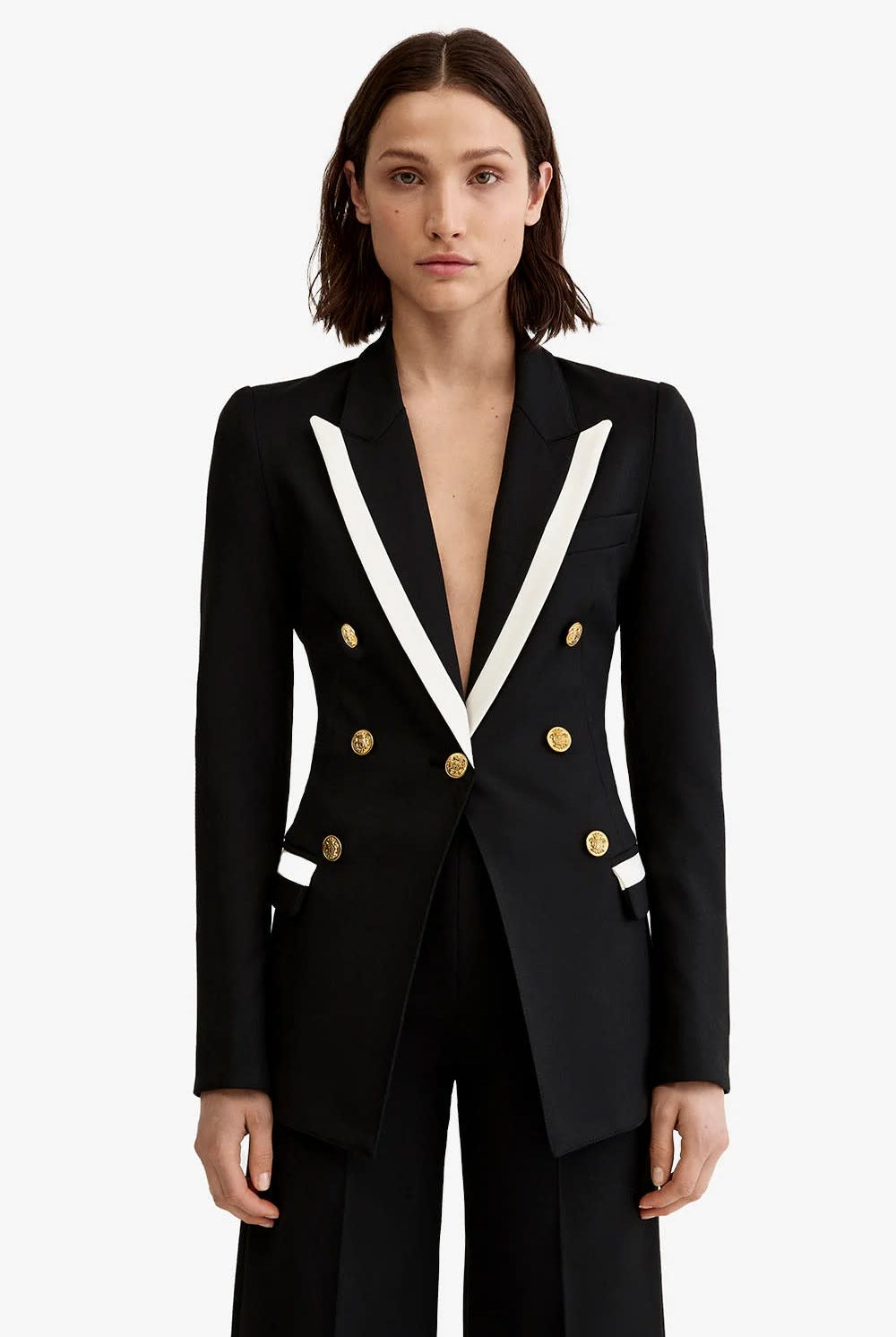 TAPED NOT A DOUBLE BREASTED BLAZER - Blazers - Sassanova