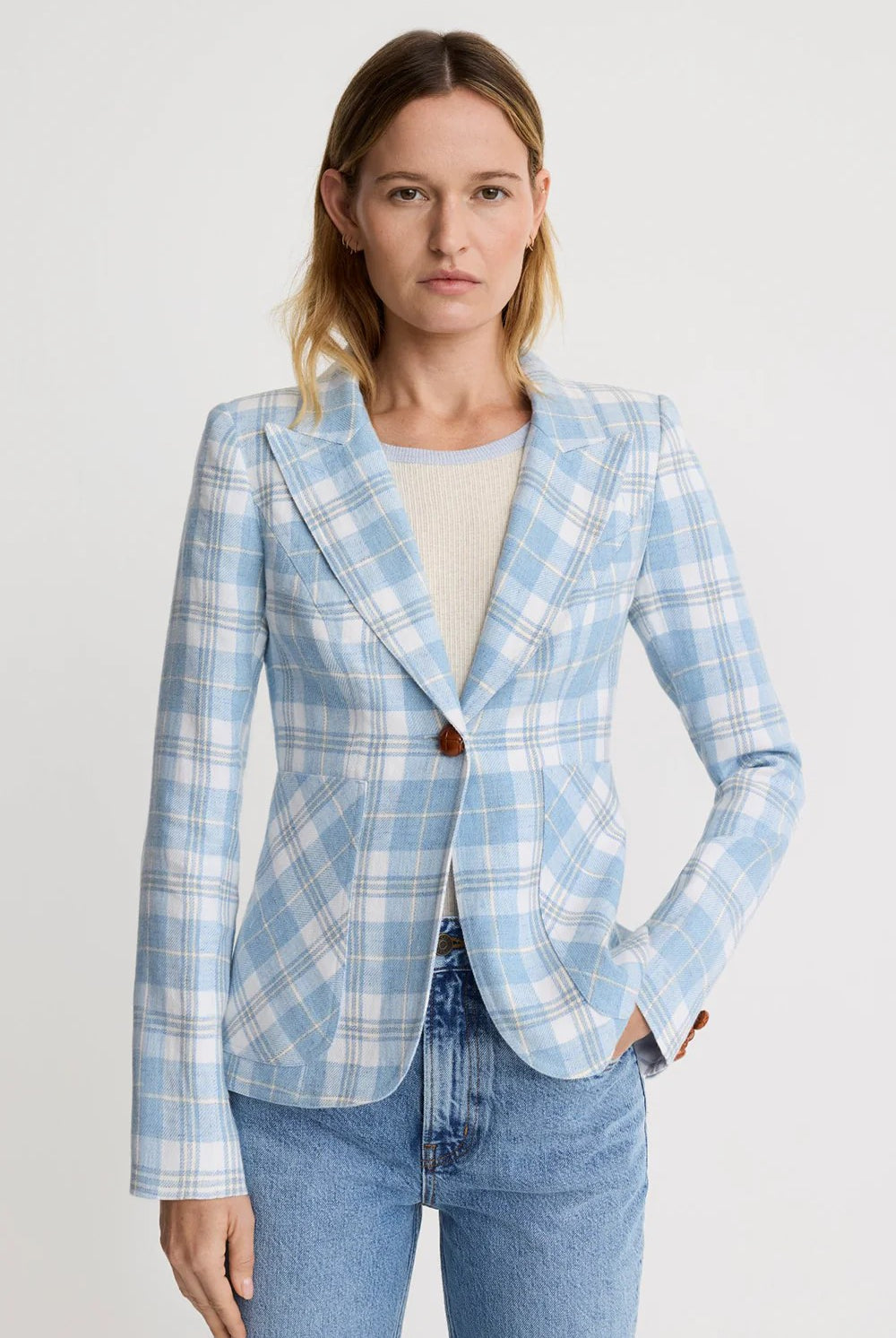 PATCH POCKET DUCHESS BLAZER - Jackets - Sassanova
