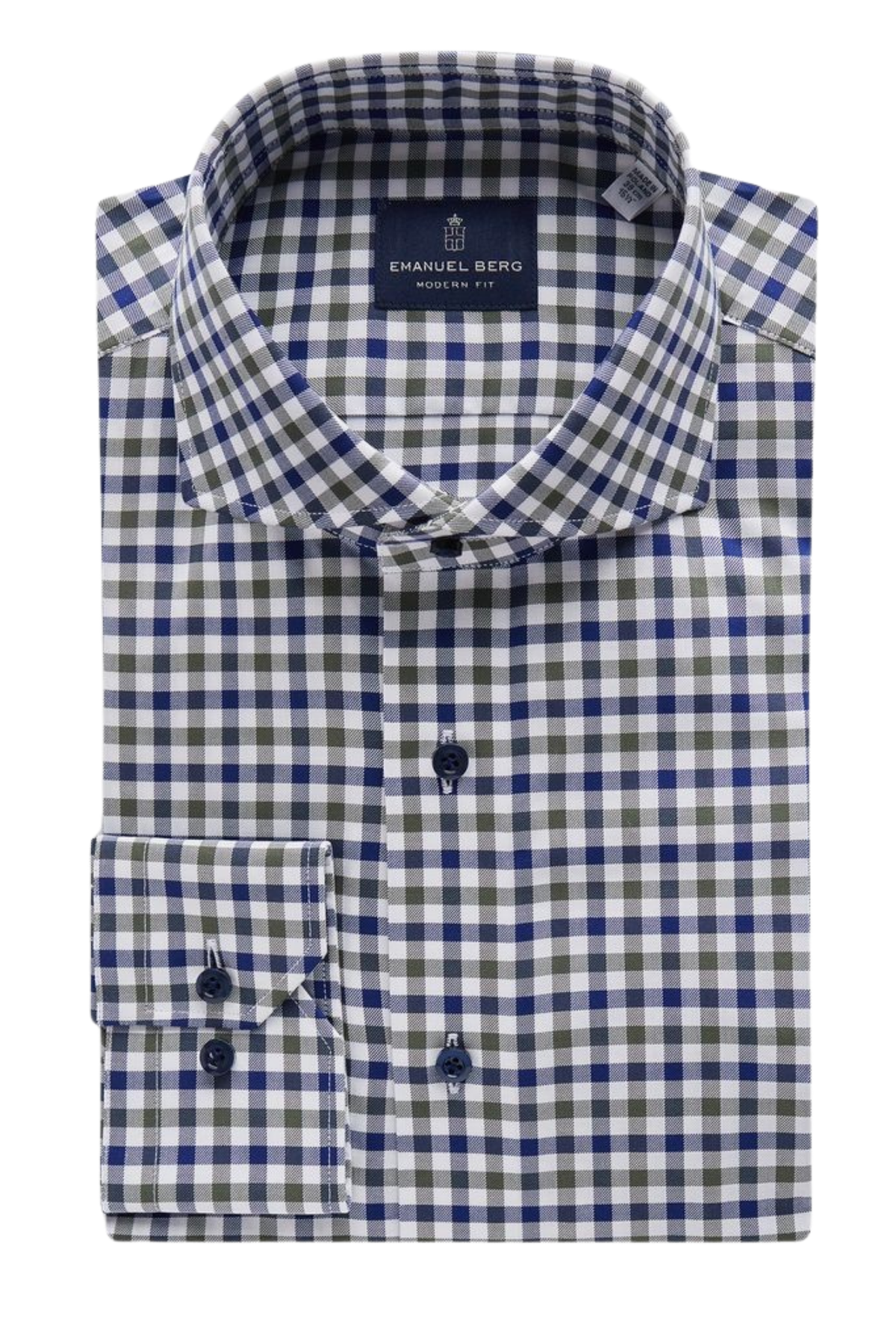CHECKED TWILL DRESS SHIRT sassanova novaman