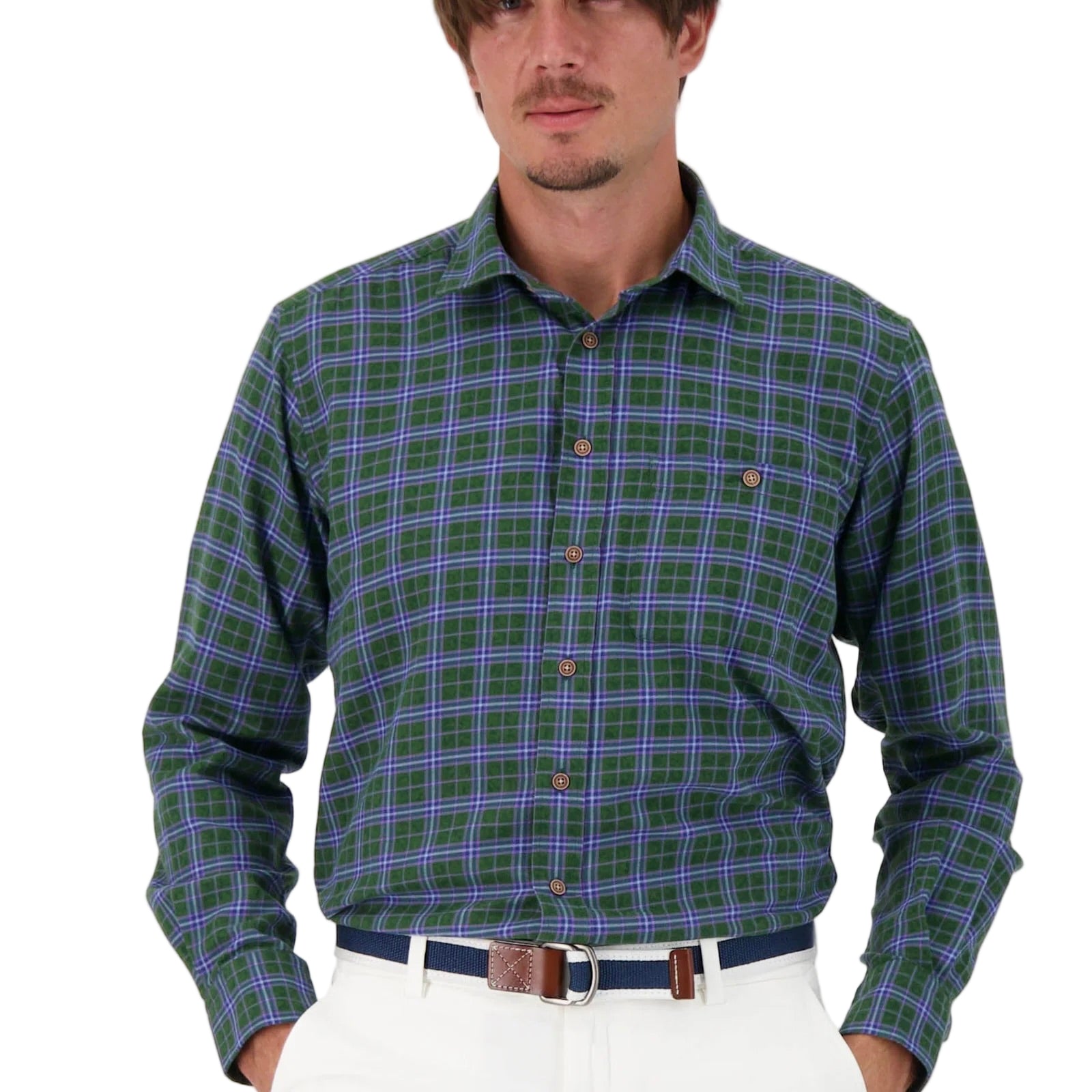 FERN BRUSHED TWILL SPORT SHIRT
novaman