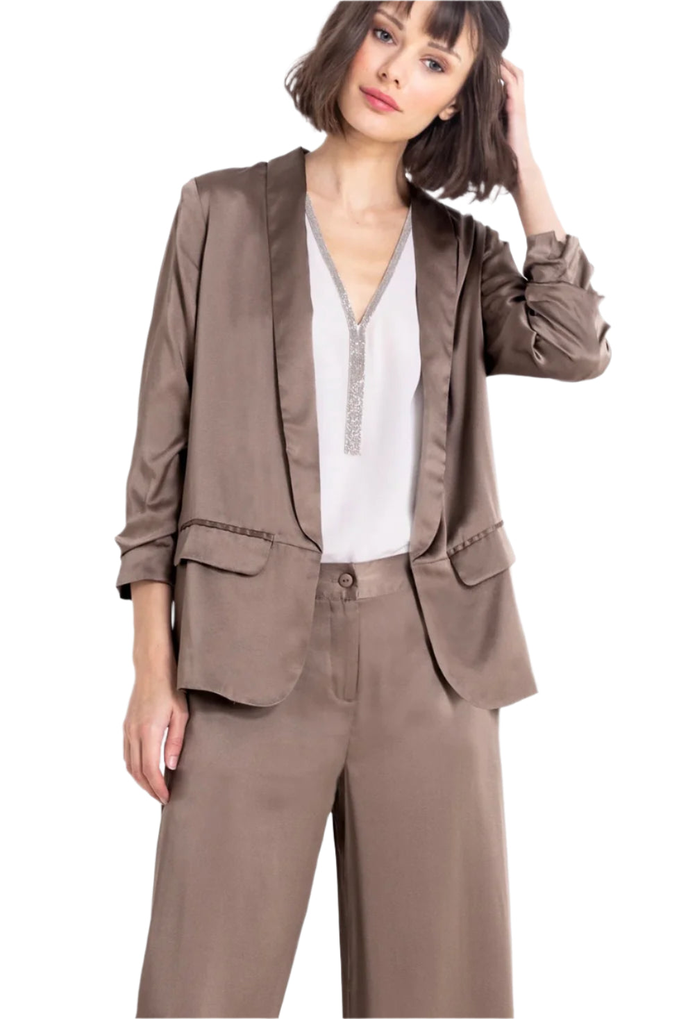 GO OFF THE CHAIN SHELL - Blouses - Sassanova