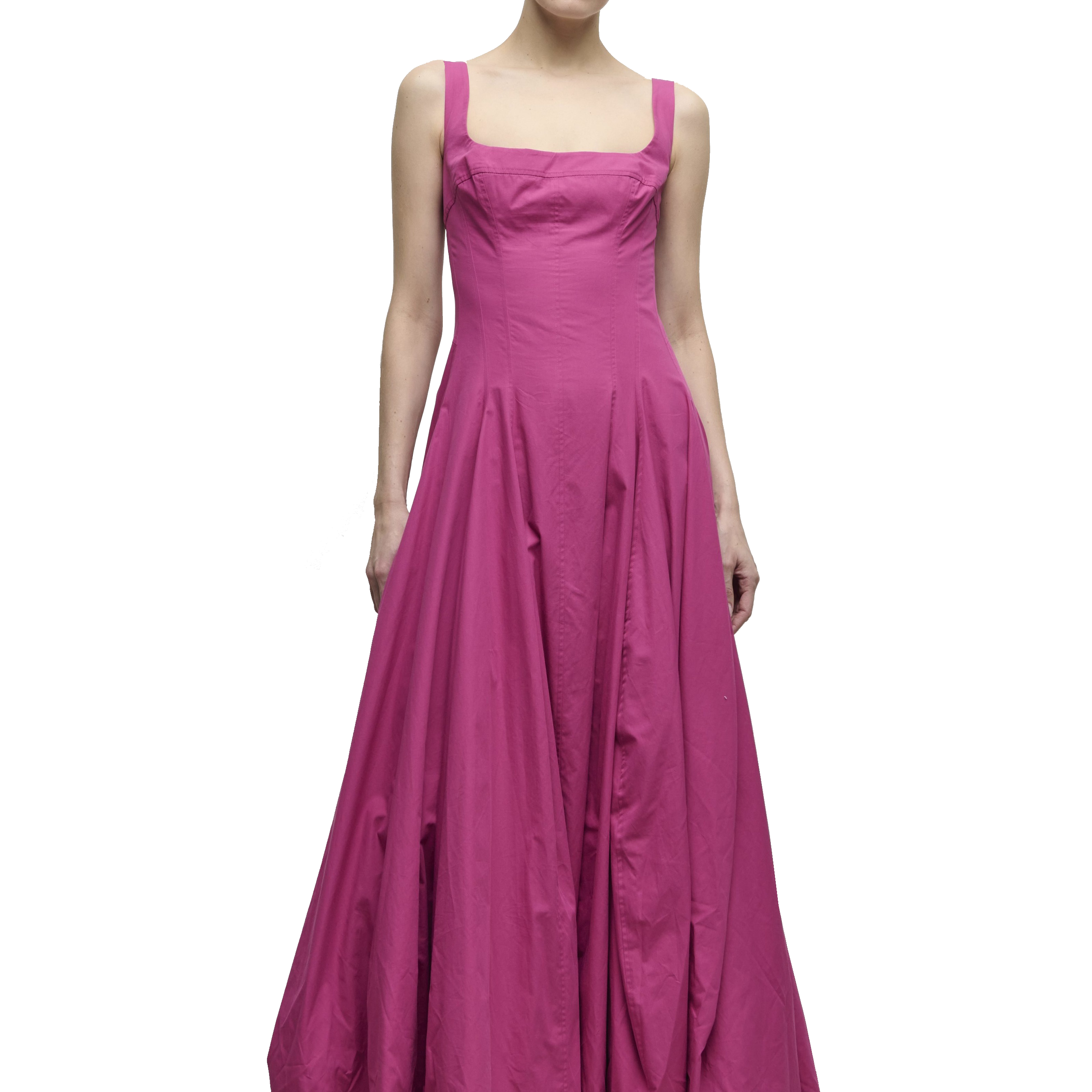 HALLY COTTON BUBBLE MIDI DRESS - Dresses - Sassanova