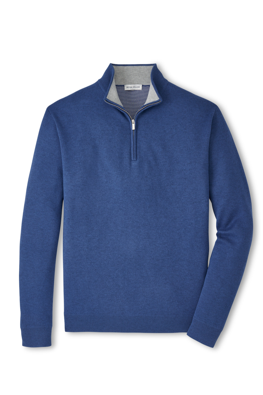 COOLSPUN COTTON 1/4 ZIP SWEATER - Novaman