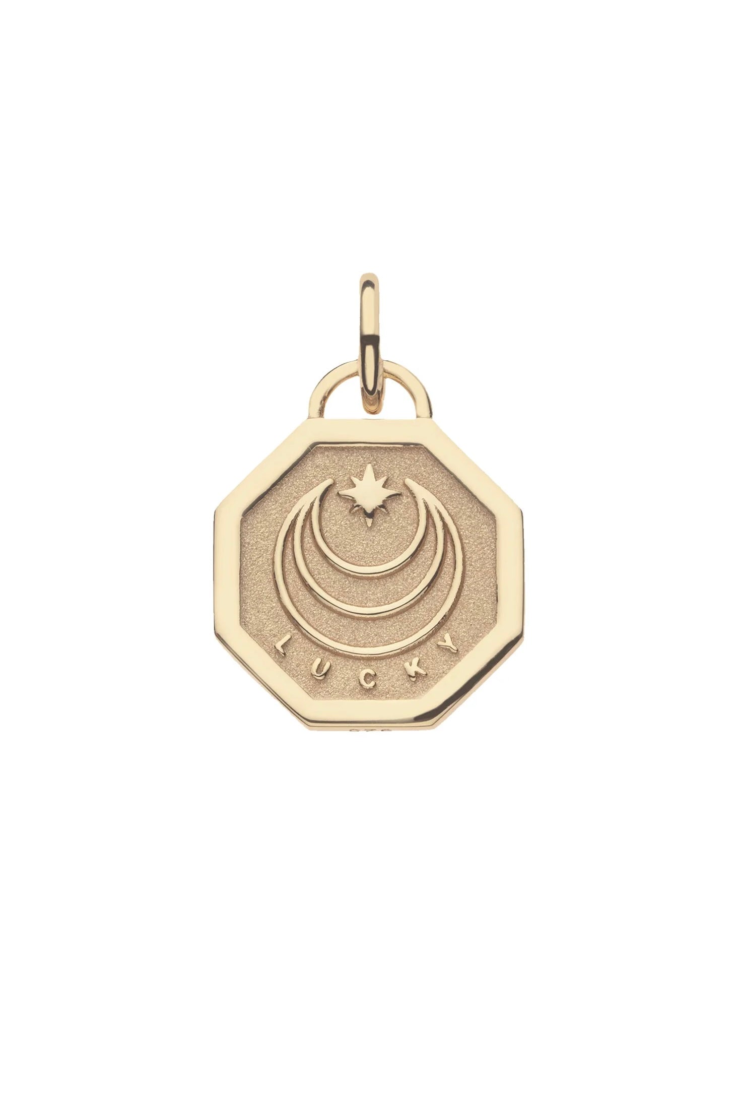 LUCKY PETITE EMBELLISHED COIN NECKLACE- SATELLITE CHAIN - Necklaces - Sassanova