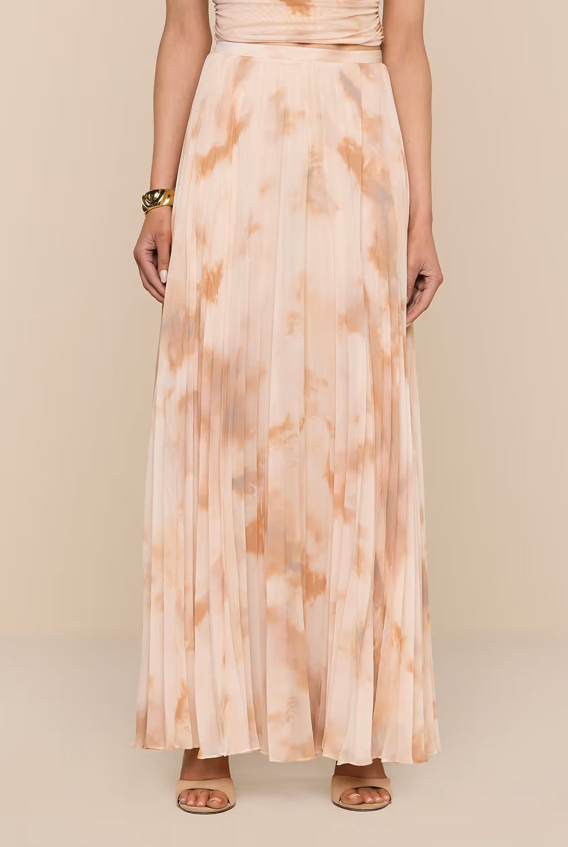 TORIN PLEATED MAXI SKIRT - Skirts - Sassanova