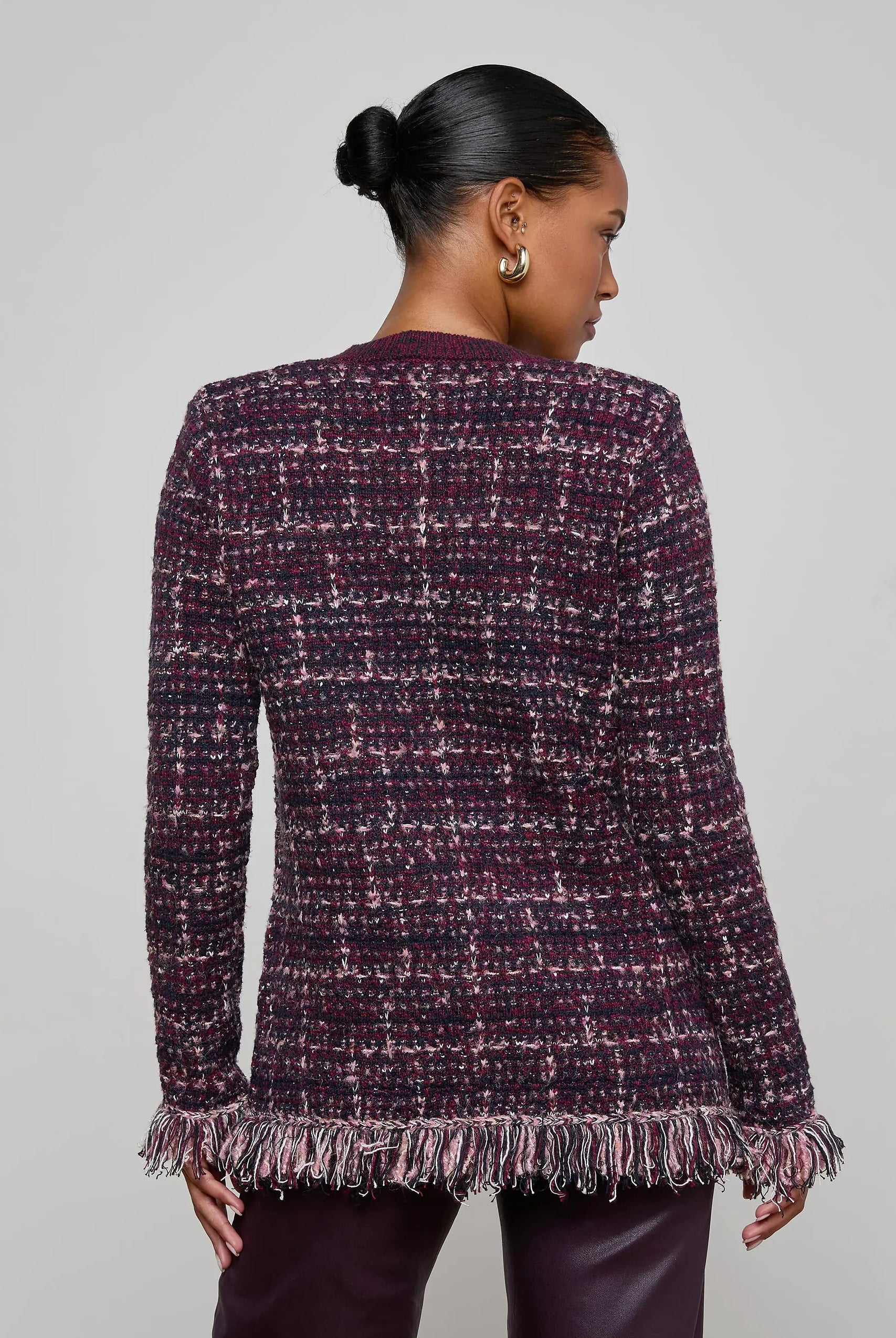 KASTORIA FRINGE TRIM CARDI-Sassanova