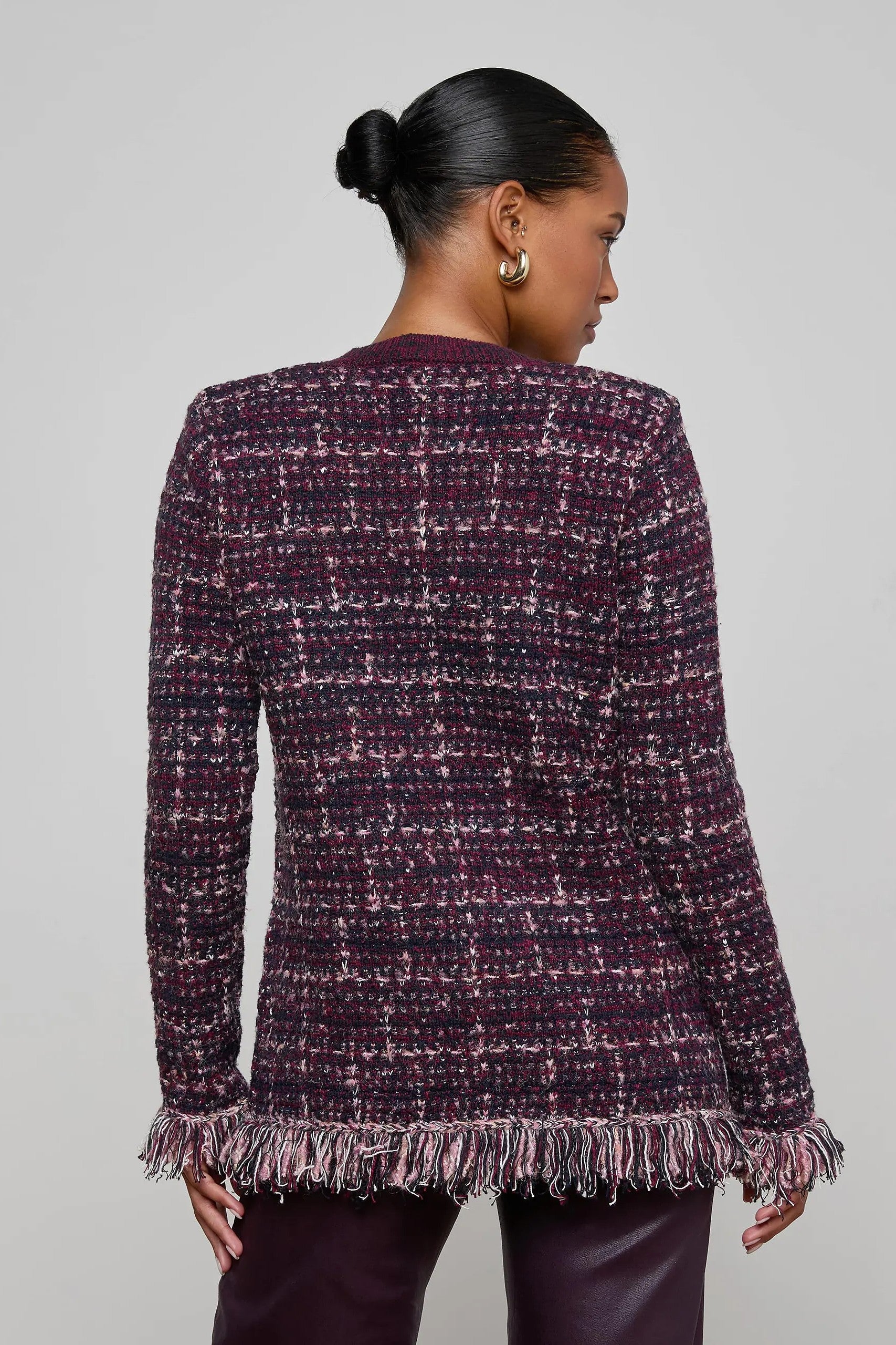 KASTORIA FRINGE TRIM CARDI-Sassanova