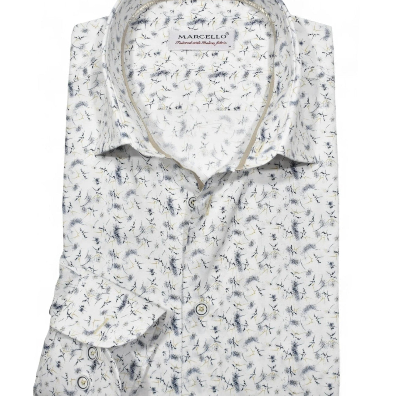 ABSTRACT DRESS SHIRT - Long Sleeved Shirts - Novaman