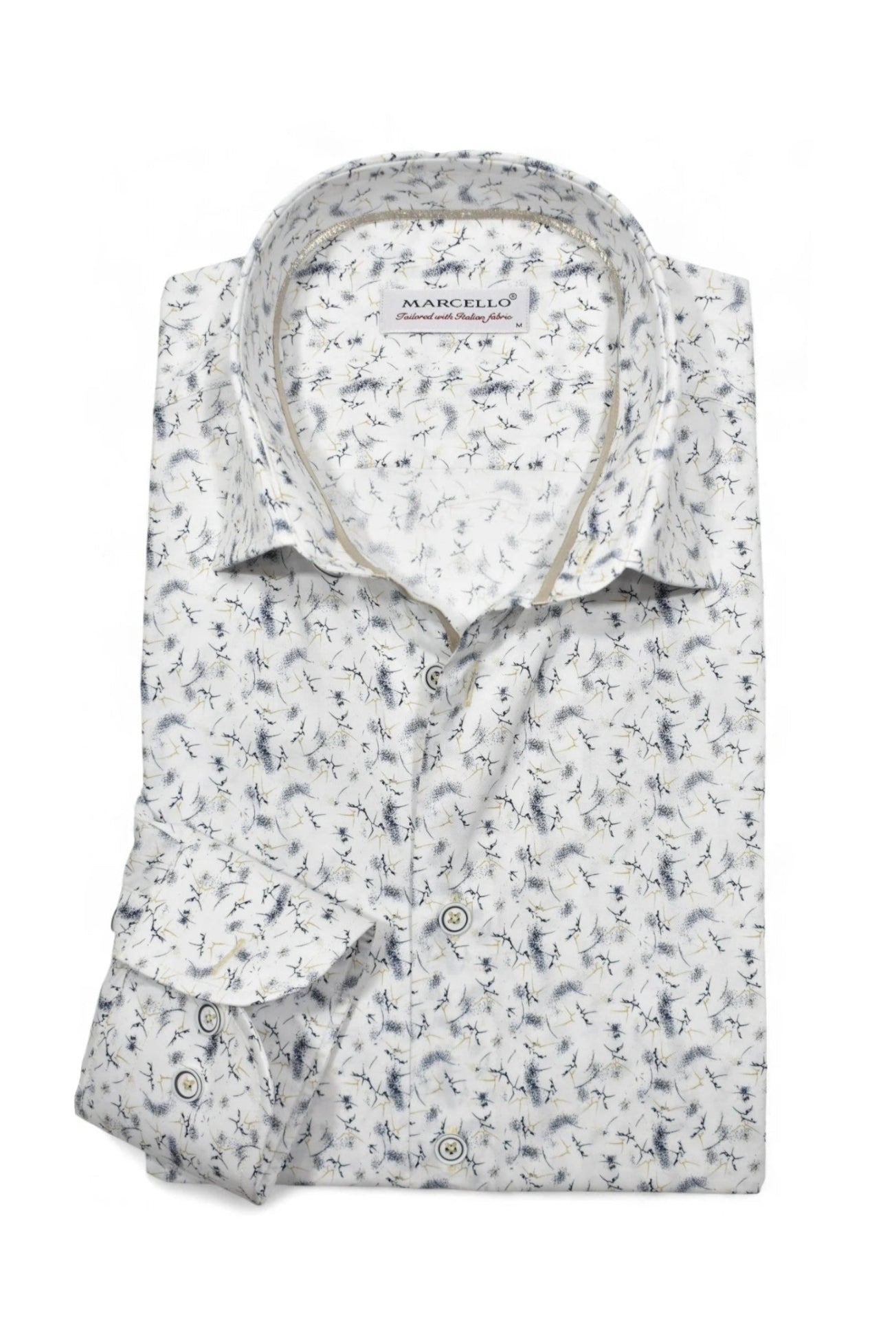 ABSTRACT DRESS SHIRT - Long Sleeved Shirts - Novaman