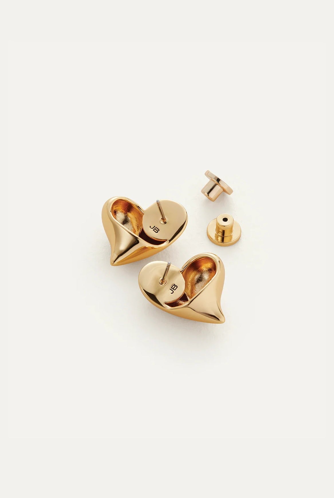 ART HEART SYMMETRICAL BUTTON EARRINGS - Earrings - Sassanova