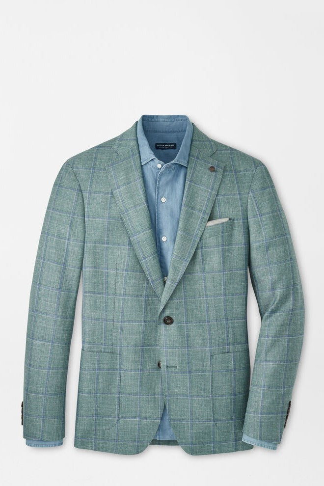 SALISBURY WINDOWPANE SOFT JACKET - Sport Coats - Novaman