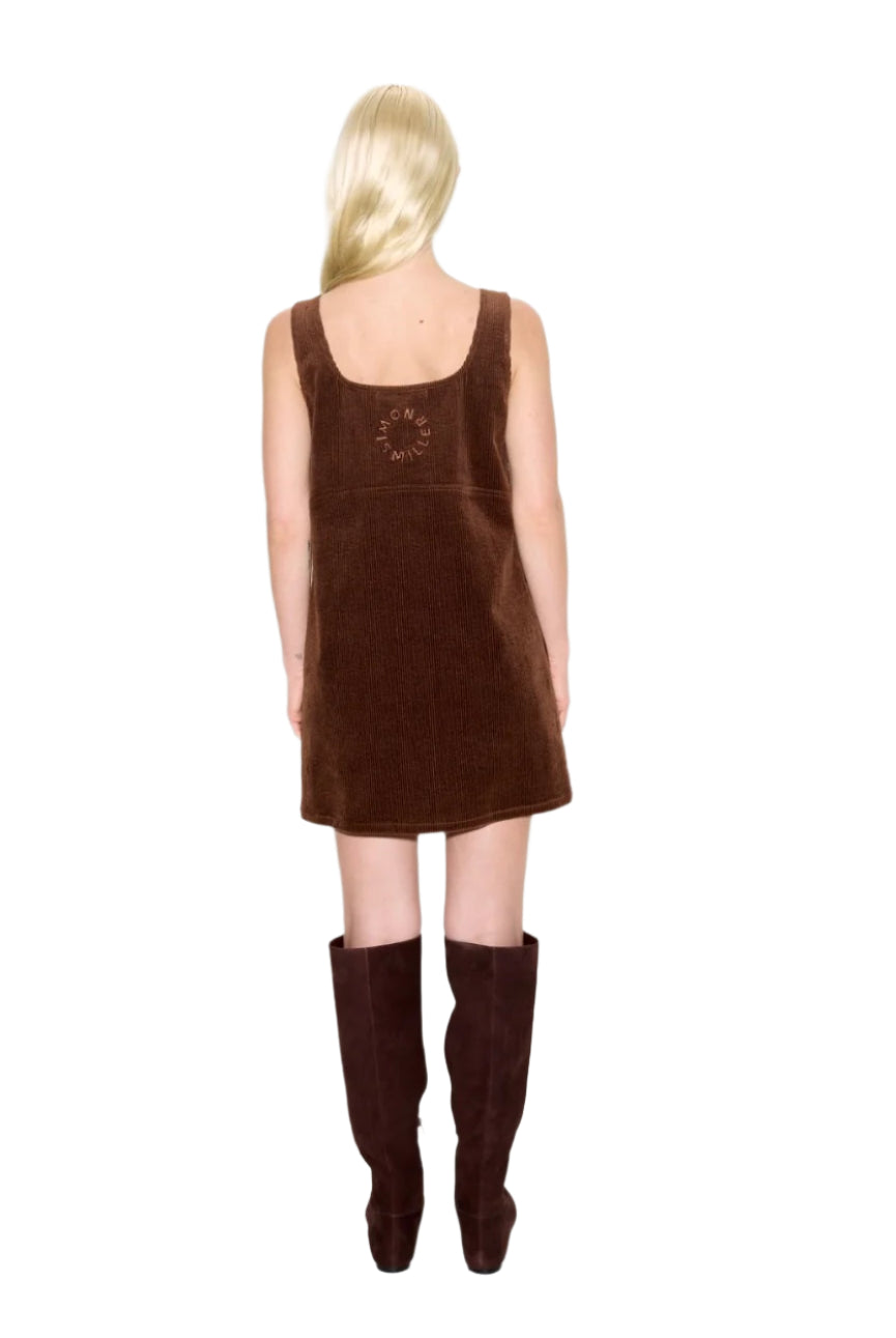 SAHARA CORDUROY MINI DRESS - Dresses - Sassanova
