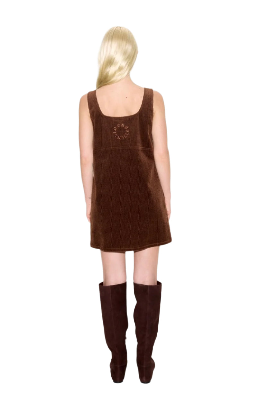 SAHARA CORDUROY MINI DRESS - Dresses - Sassanova