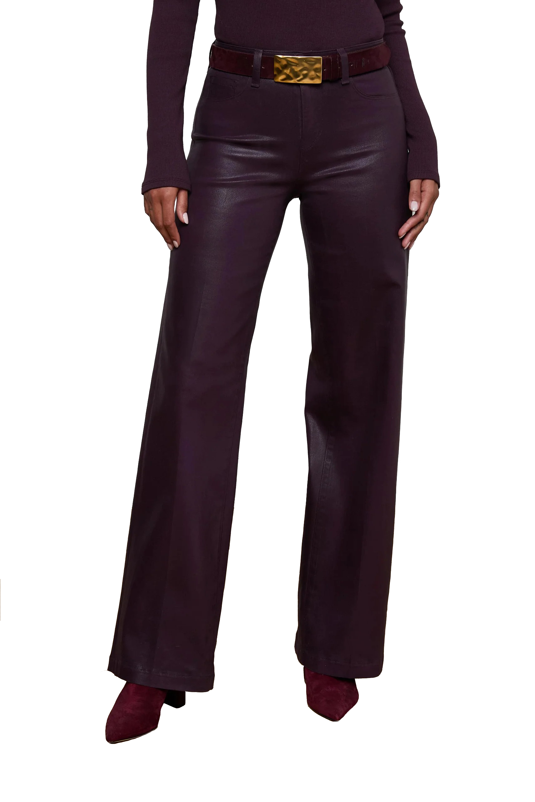SCOTTIE H/R COATED WIDE LEG (2859PDDC) - sassanova