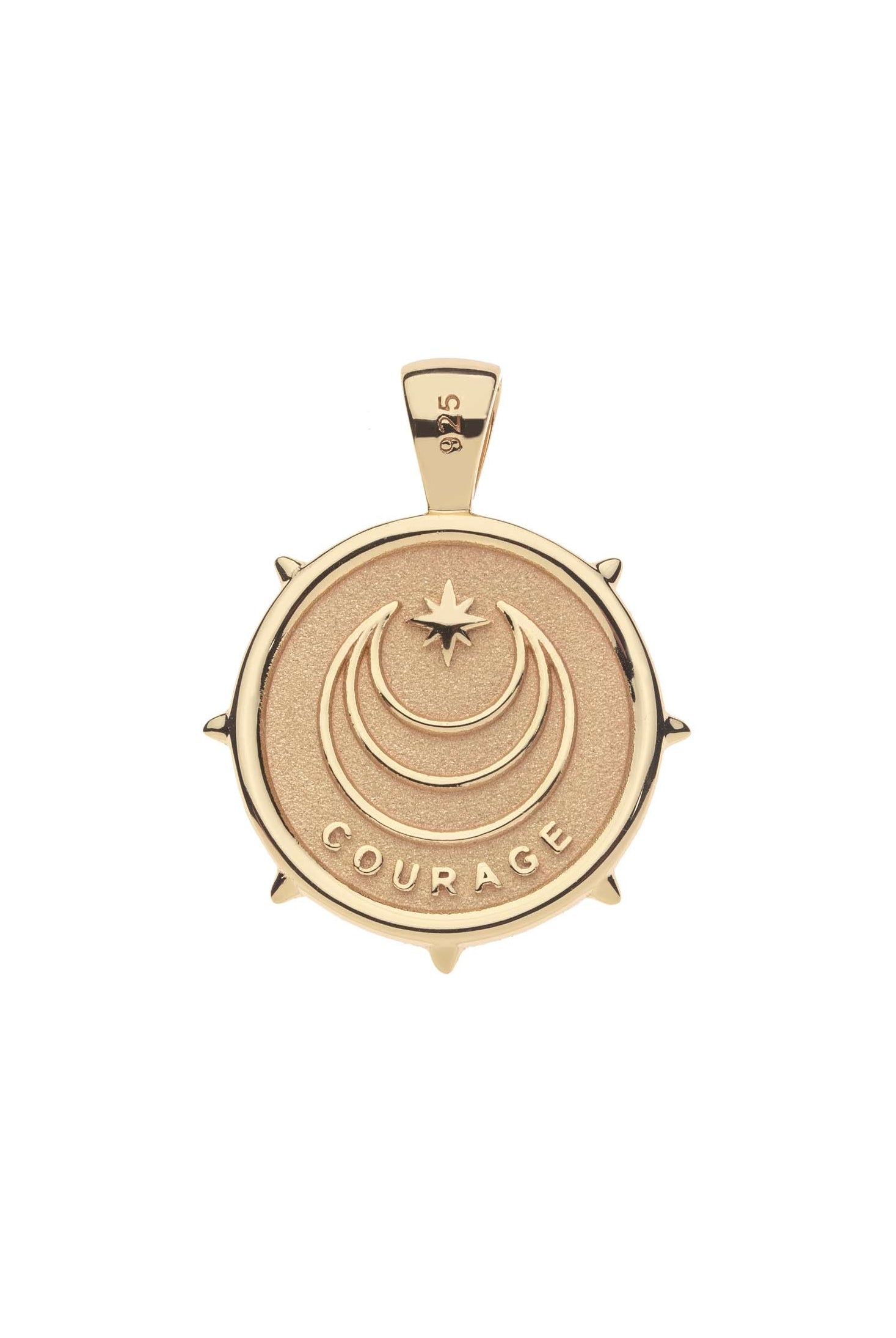 COURAGE SM PENDANT NECKLACE- SATELLITE CHAIN - sassanova