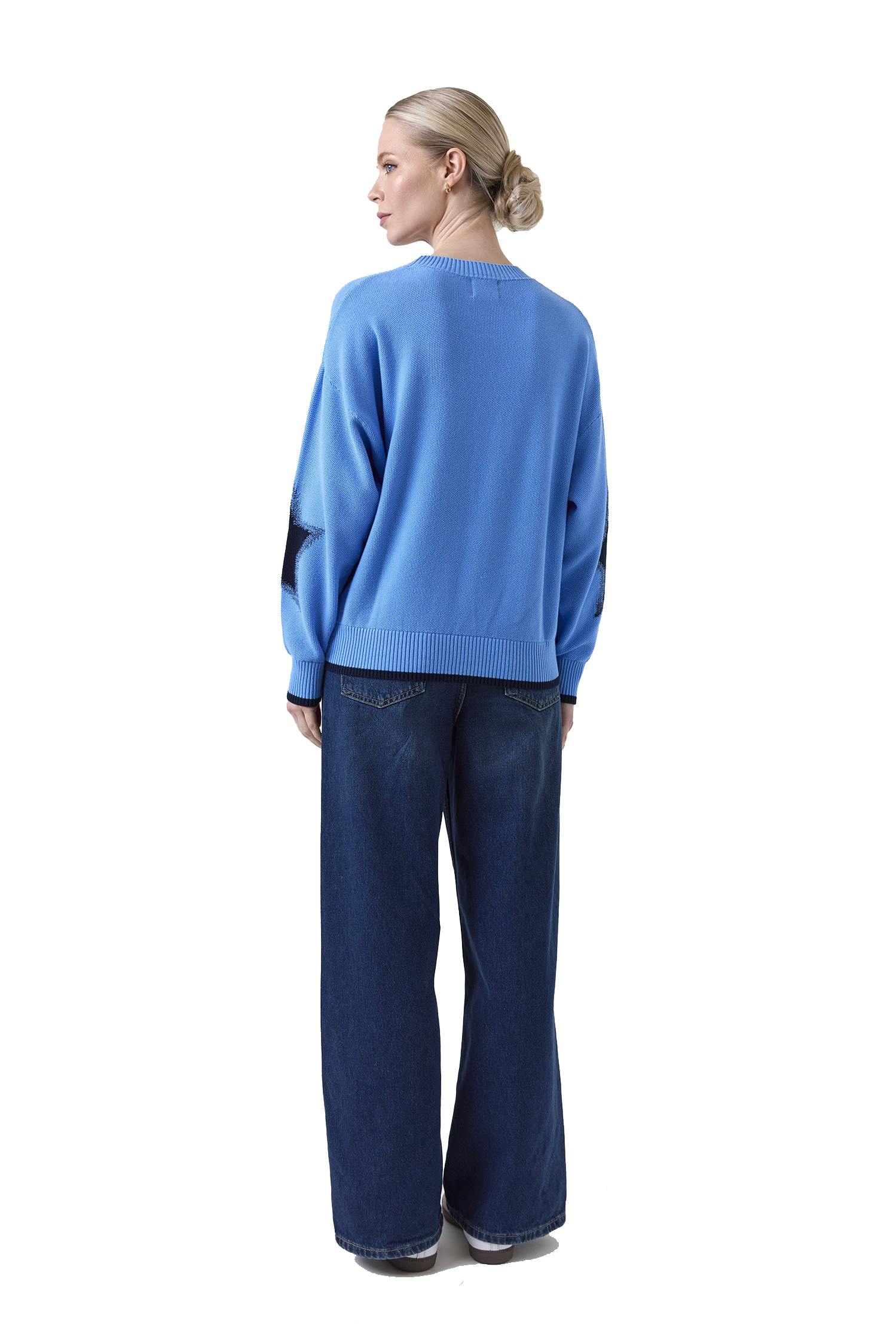 NAVAJO STAR SLEEVE SWEAT - Sassanova