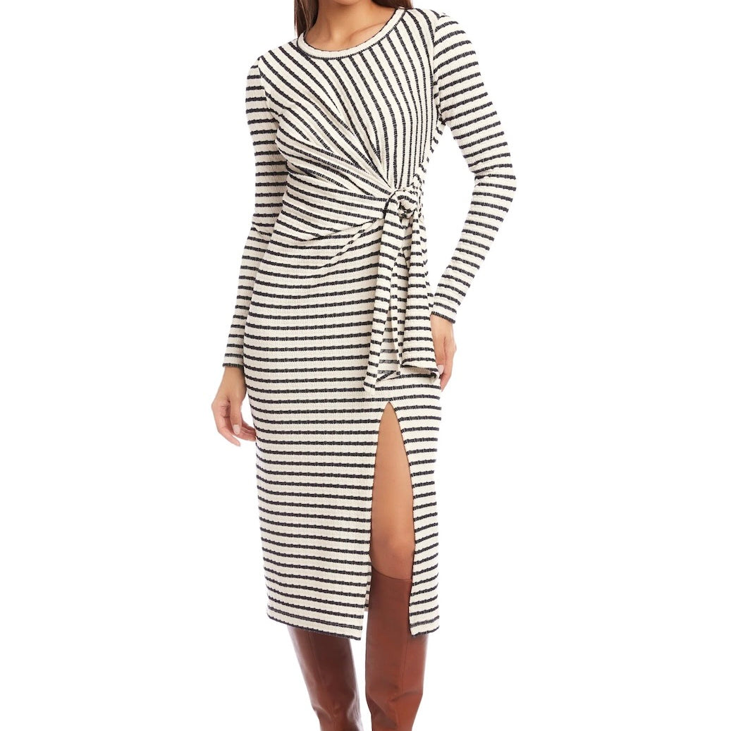 MADDIE LS MIDI DRESS - Dresses - Sassanova