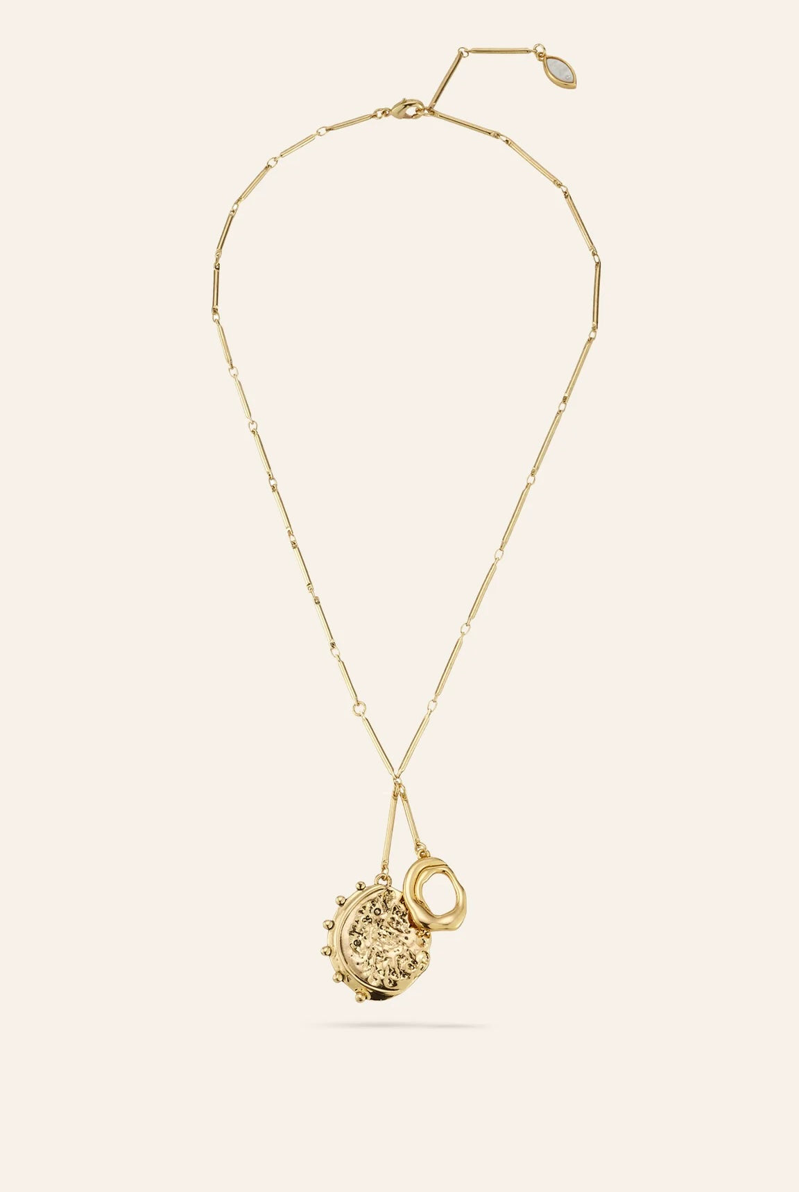 BLANCA CHARM NECKLACE- ANTQ GLD
sassanova