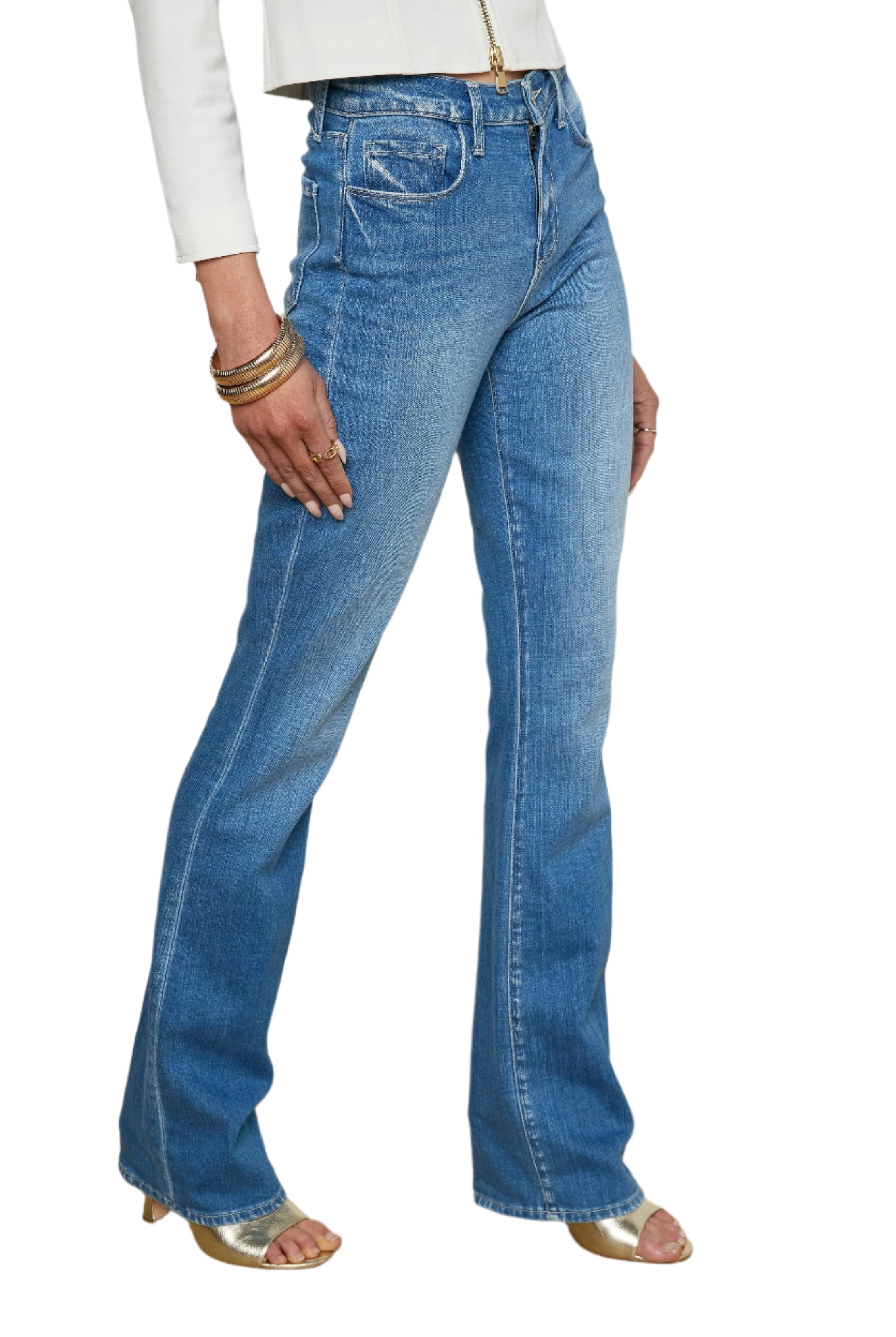 SELMA H/R SLEEK BABY BOOT - Jeans - Sassanova