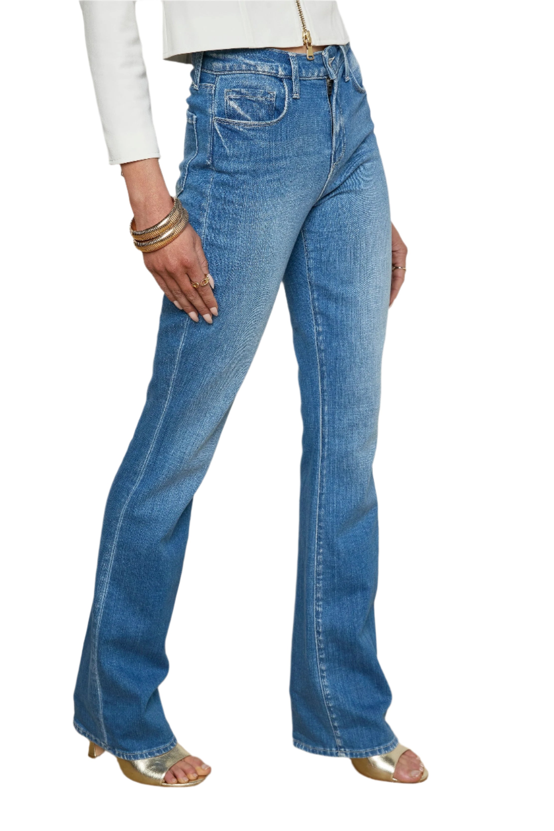 SELMA H/R SLEEK BABY BOOT - Jeans - Sassanova