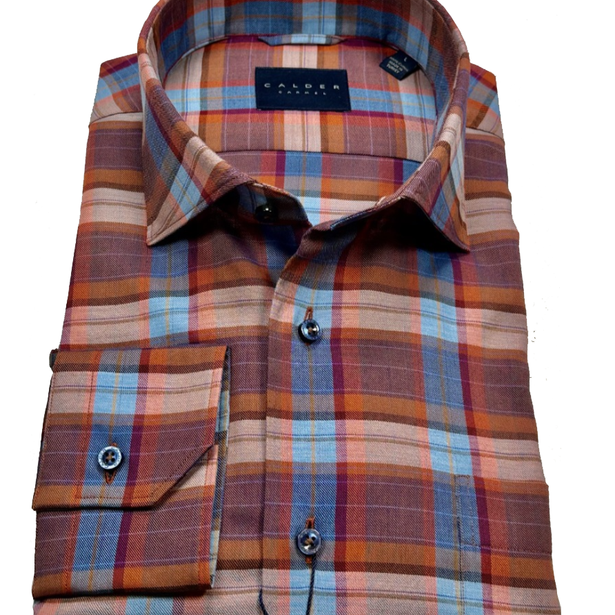 LUXE MELANGE TWILL SPORT SHIRT - Novaman