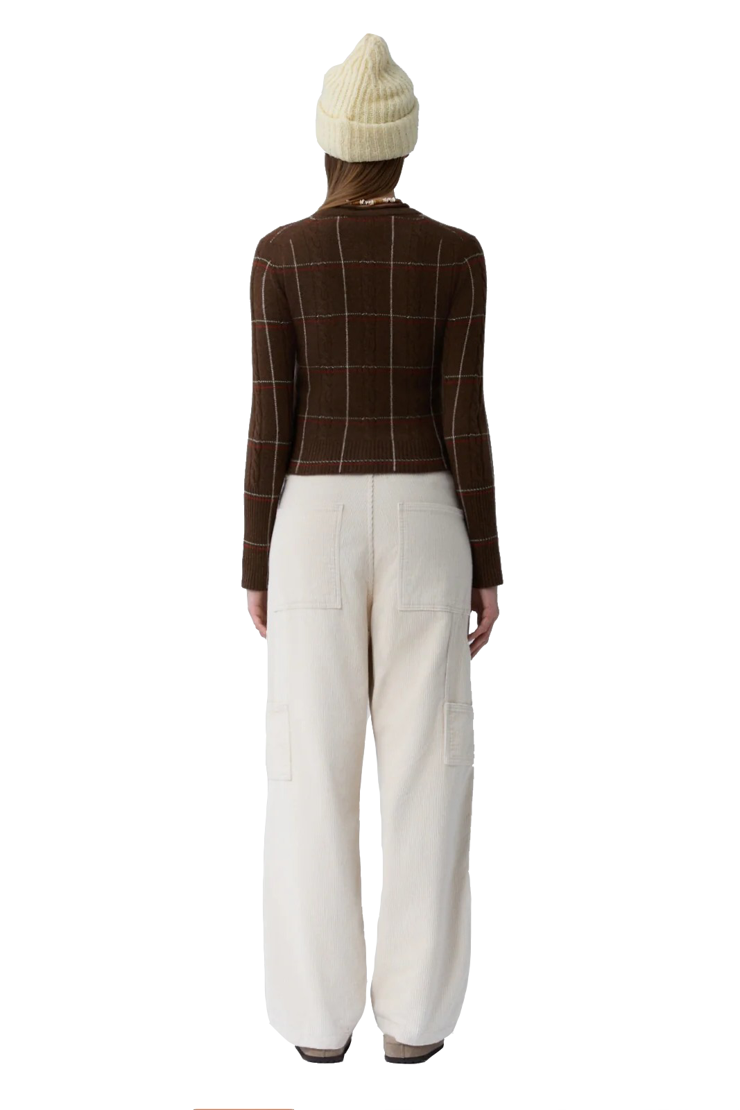 JANE CHECK CARDIGAN - Sassanova