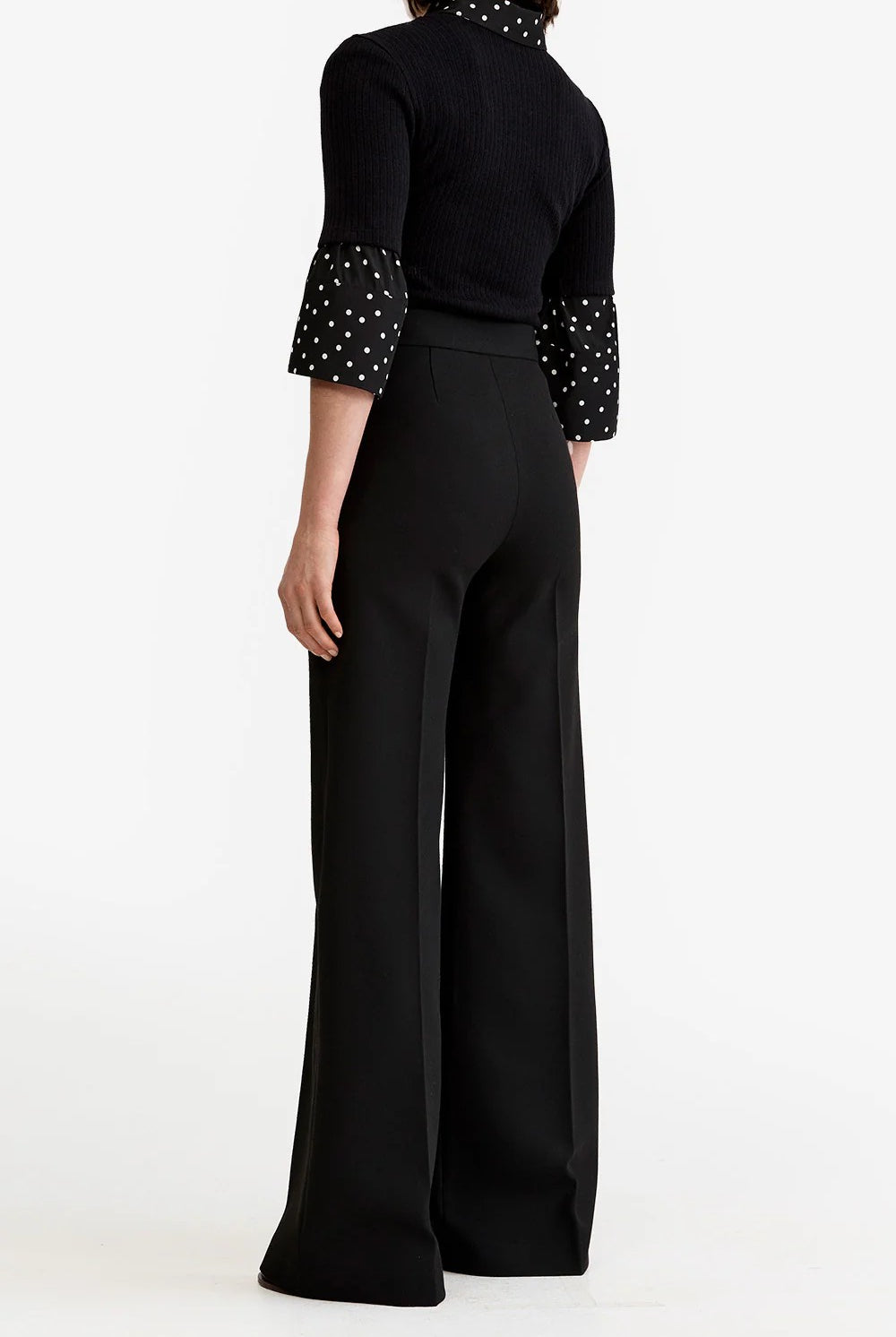 NAUTICAL WIDE LEG PANT - Pants - Sassanova