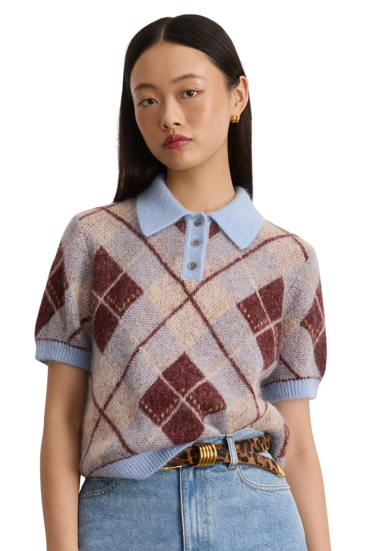 ARGYLE CAMILLA SWEATER Sassanova