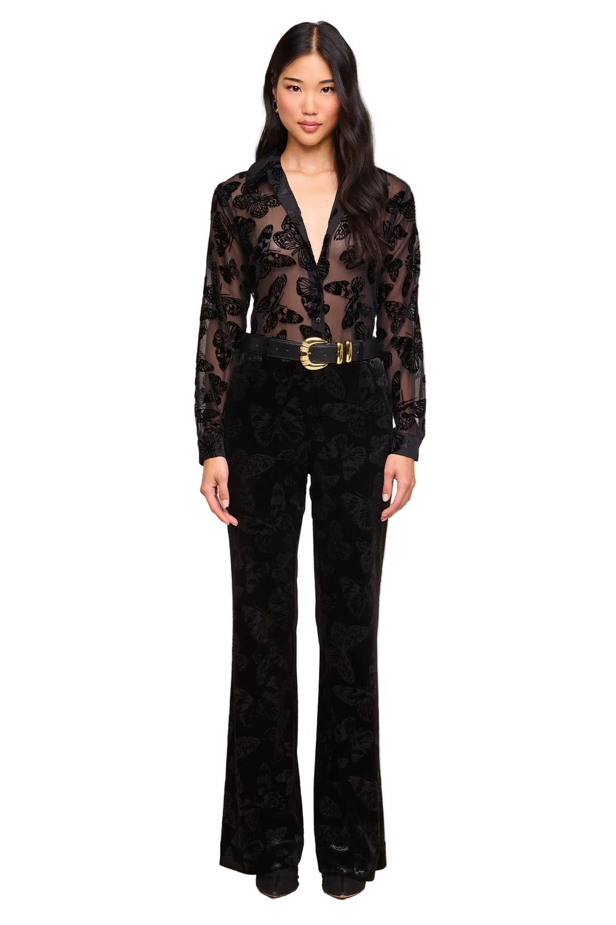 LAURENT BUTTON UP BLOUSE Sassanova