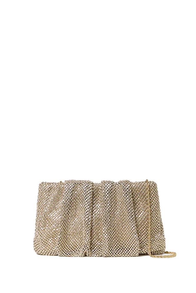 SERENA GATHERED CLUTCH - Handbags - Sassanova